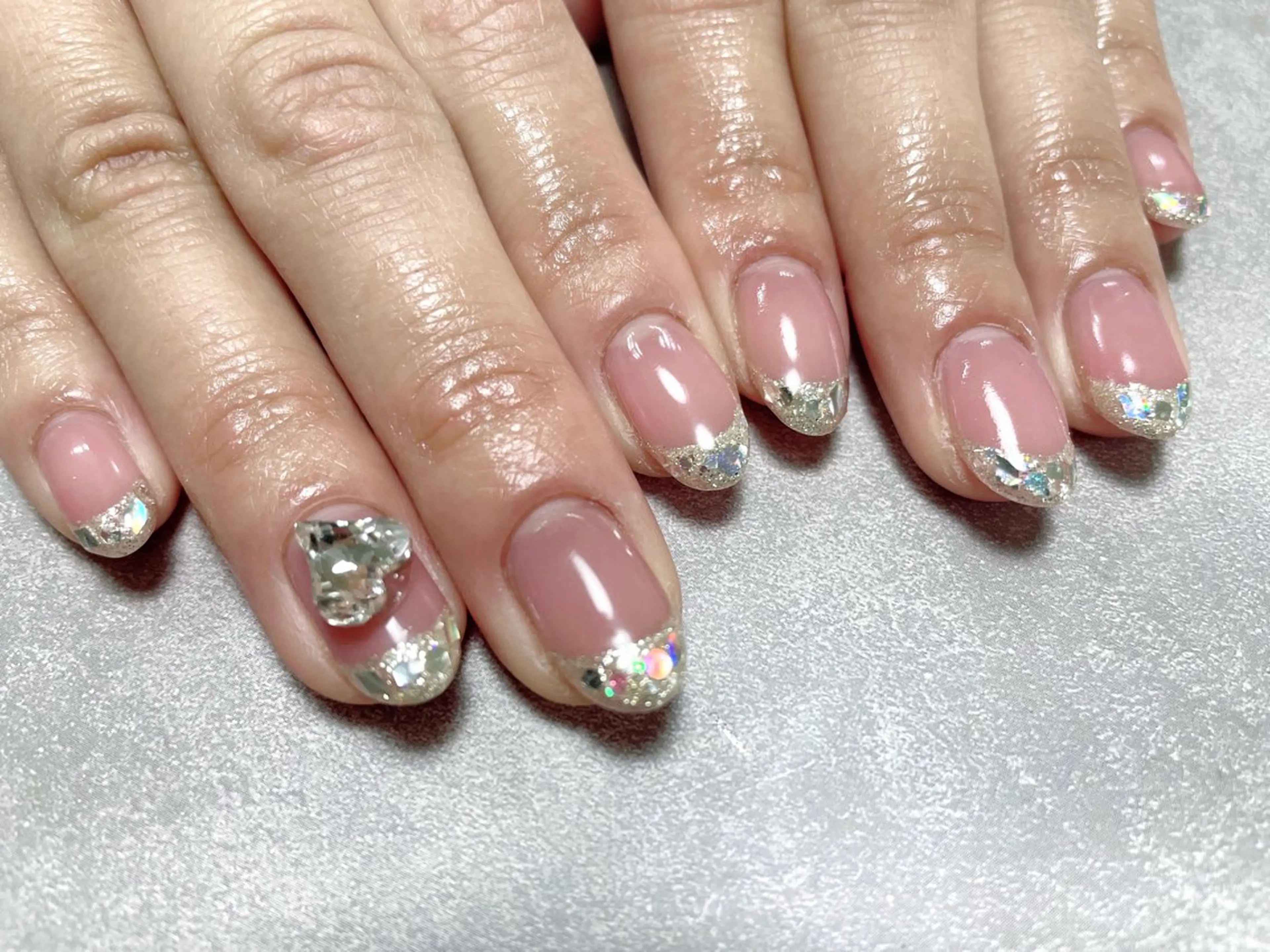 ガラスフレンチ定額→¥7500の写真