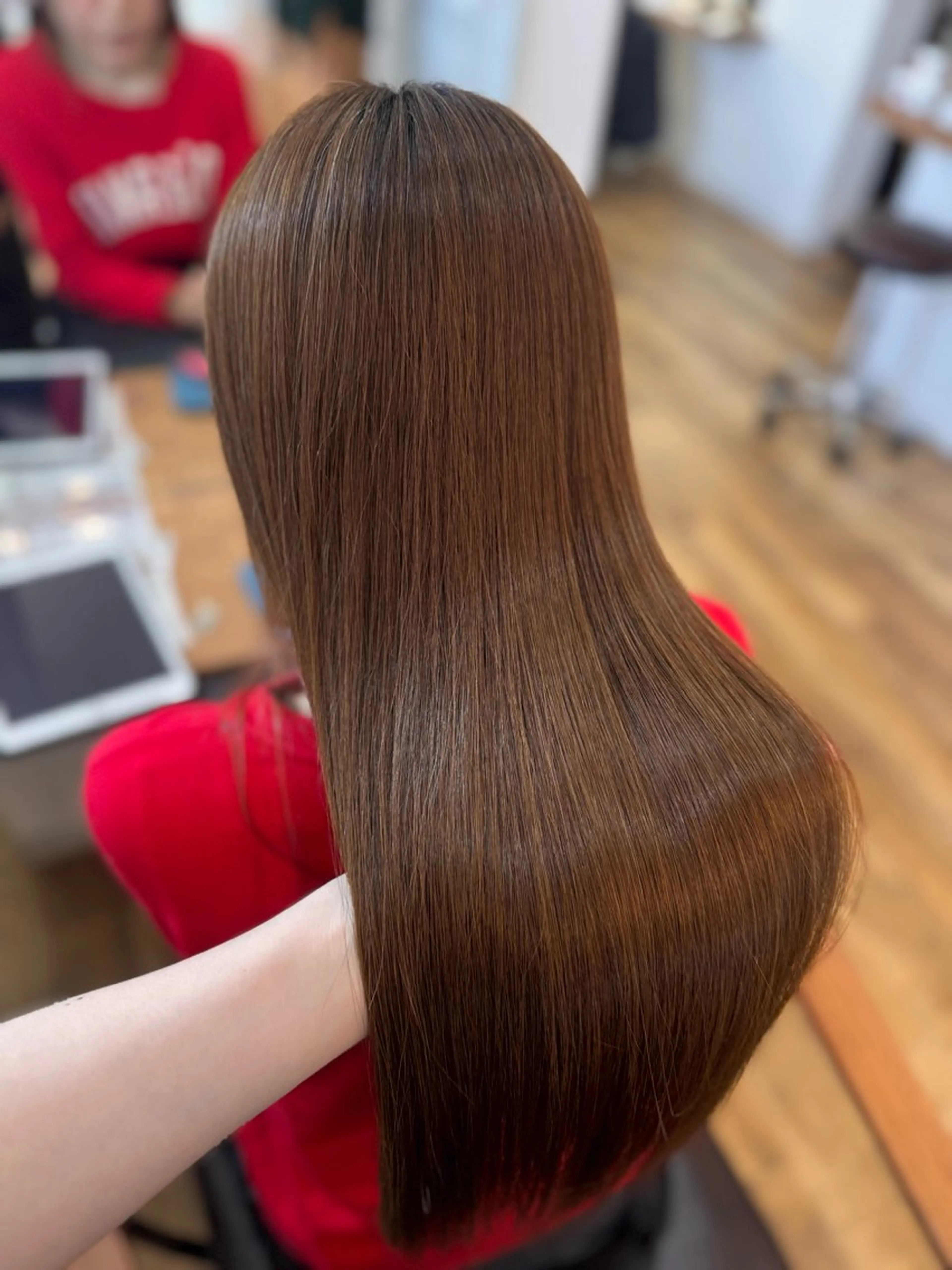 ロング カラー kyoka 髪質改善/縮毛矯正のヘアスタイル