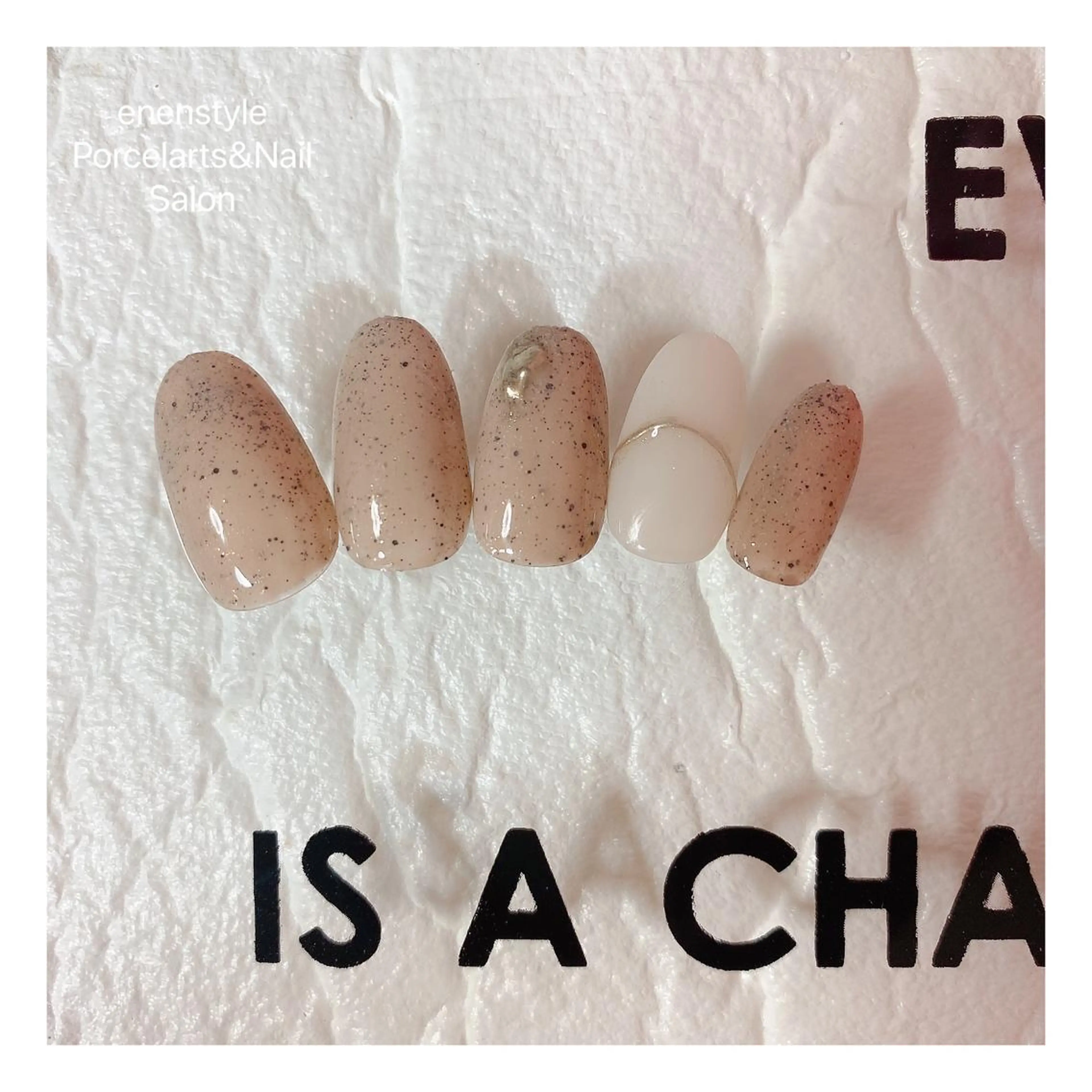 ミディアム ネイル ハンドネイル 👑enen style👑のネイルデザイン