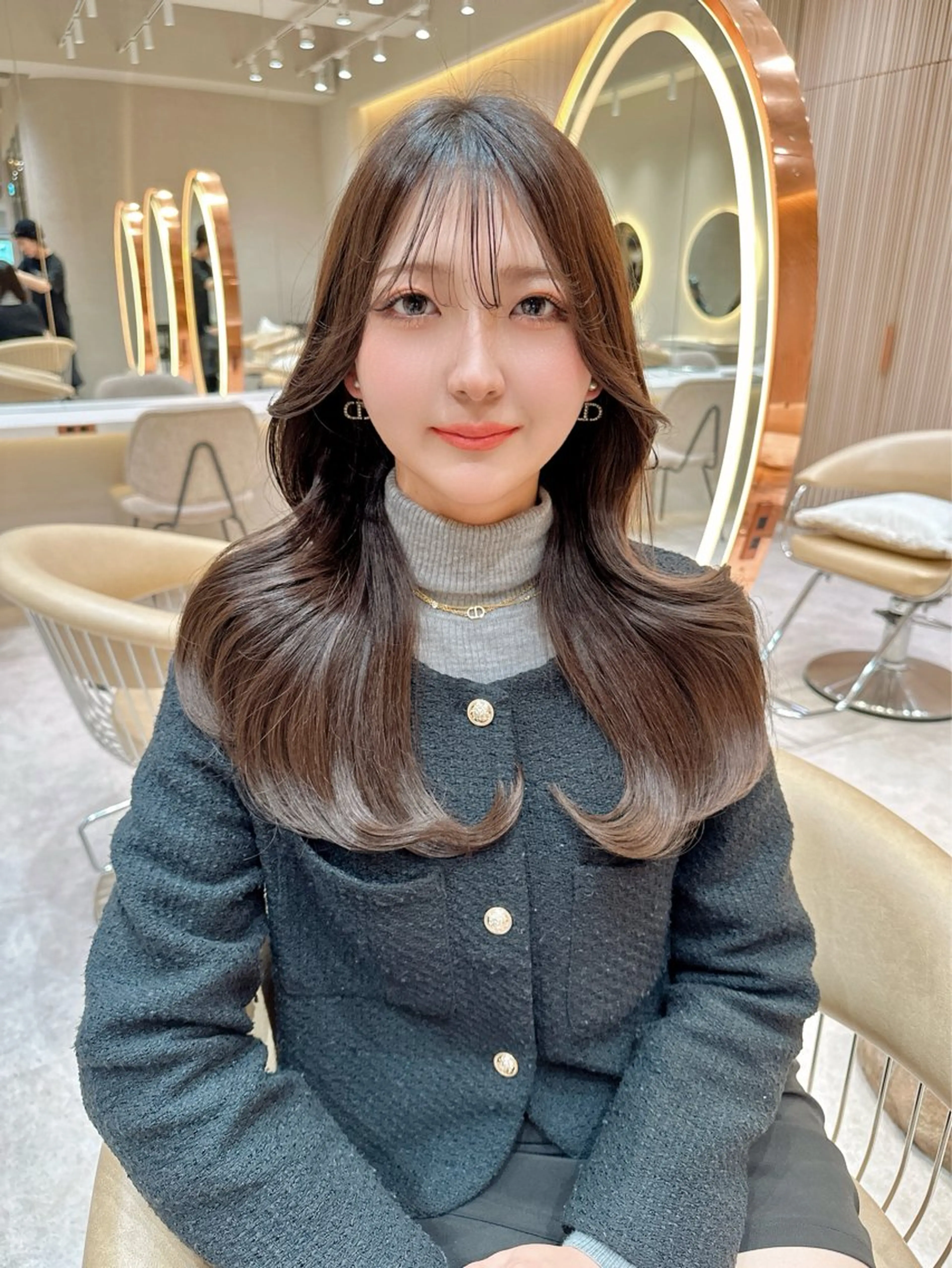 ロング ヘアカラー トリートメント レイヤー❣️縮毛矯 川村利幸のヘアスタイル