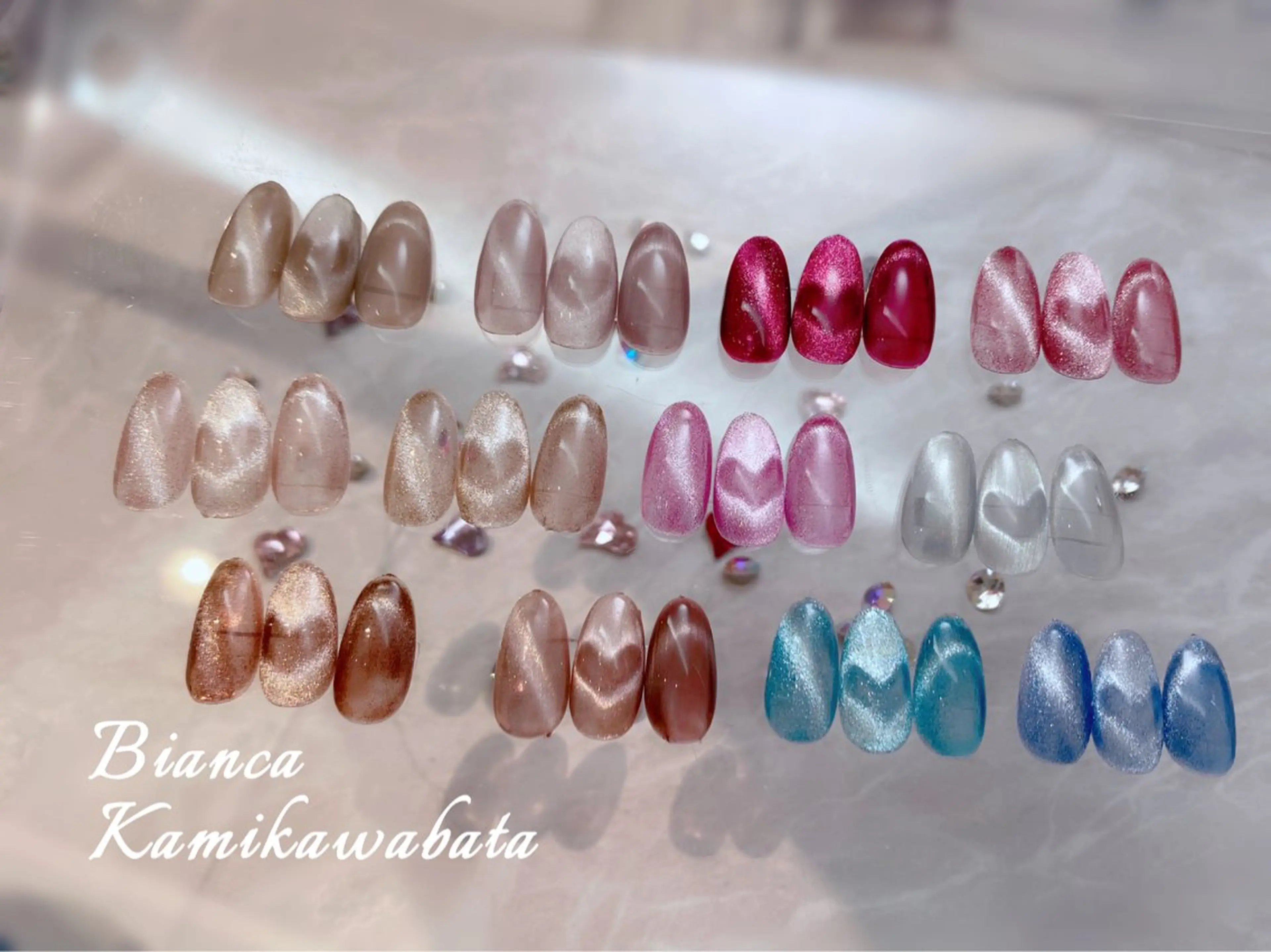 ミディアム ハンドネイル bianca上川端店 川崎のネイルデザイン