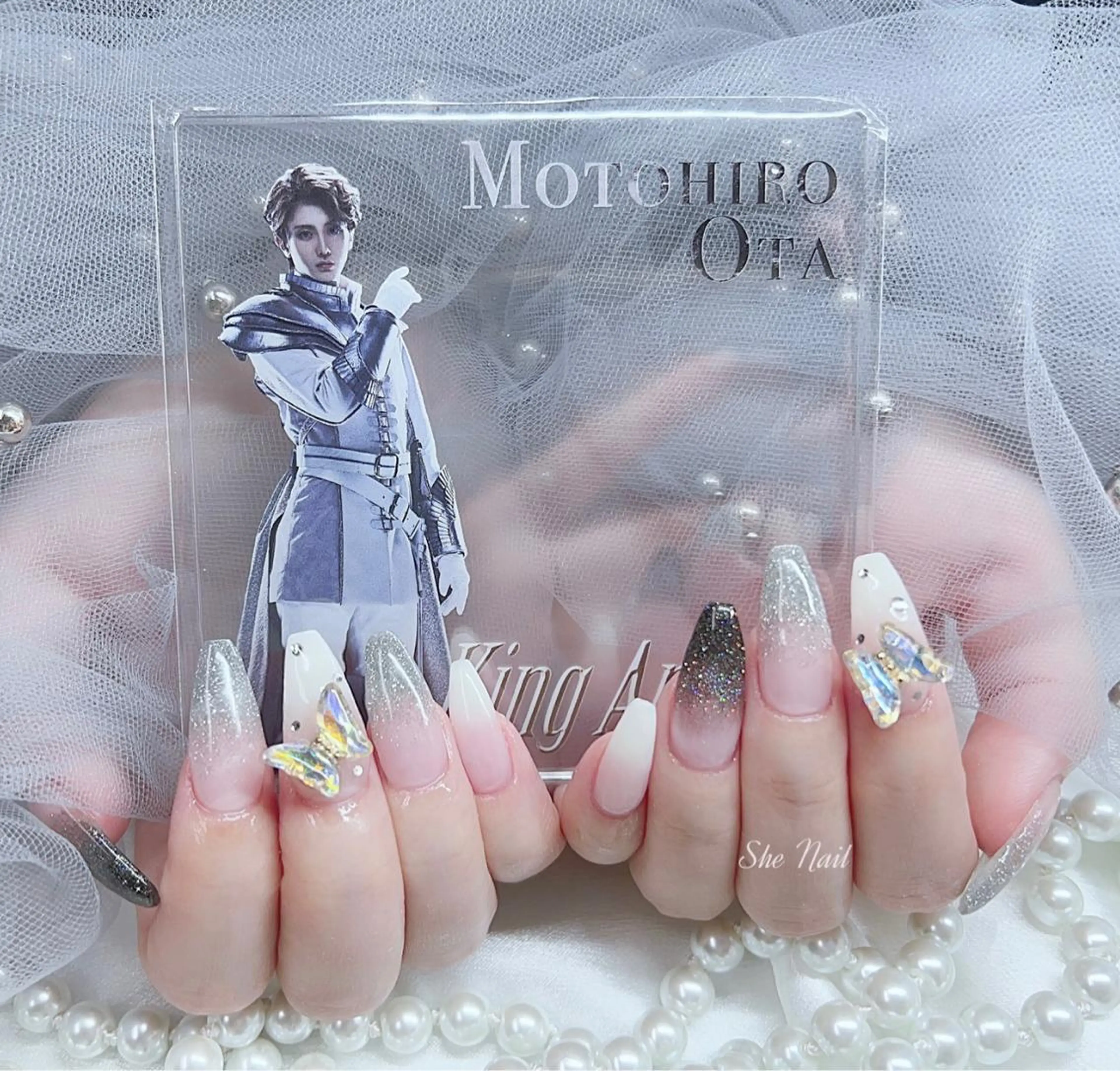 ネイル チークネイル 長さ出し マグネットネイル 持ち込み ワンカラーネイル ハンドネイル She   Nail所属・ISA_ BELLAのネイルデザイン