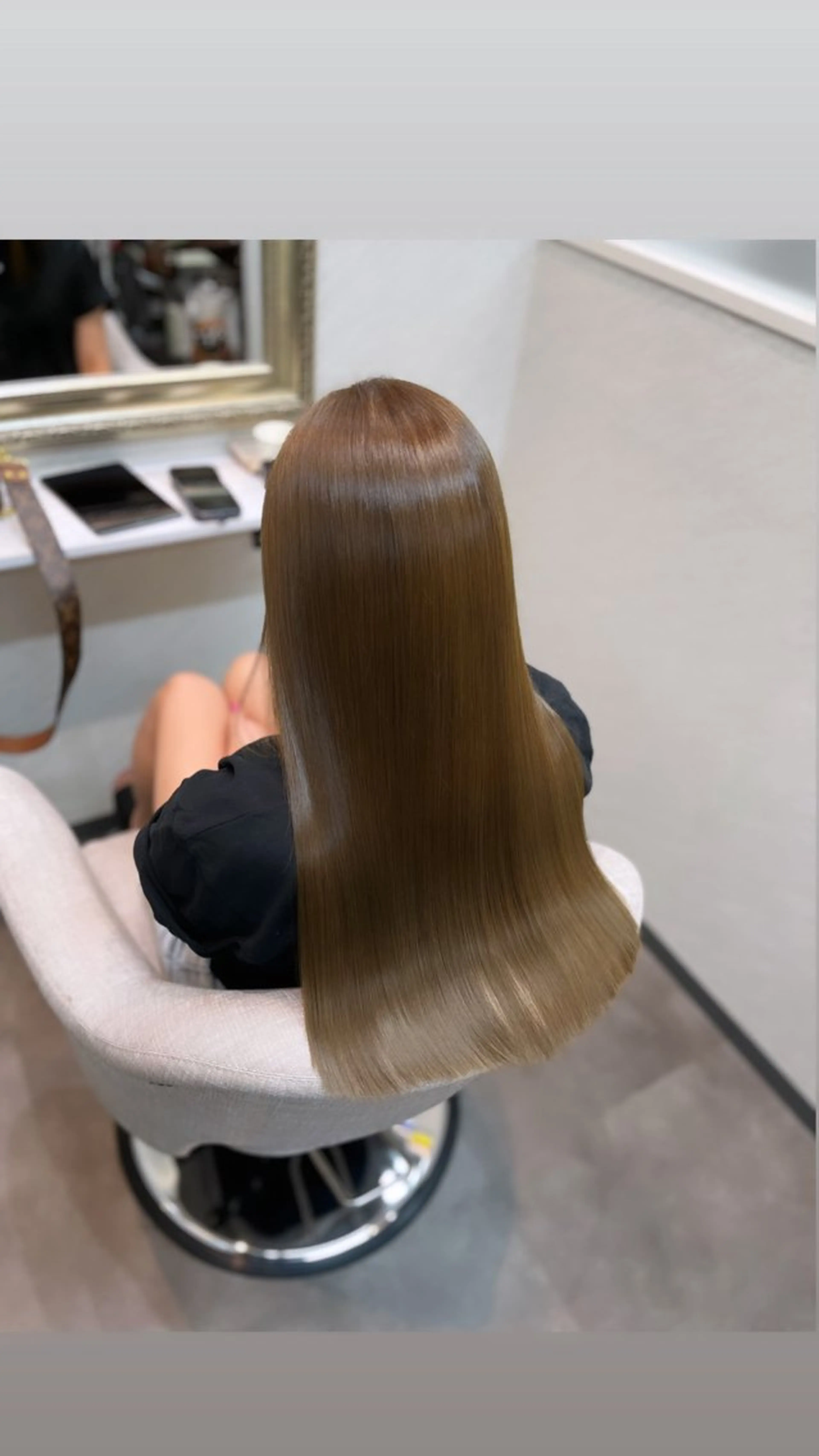 ロング カラー アクアカラー 髪質改善 ロング 縮毛矯正 トリートメント ヘアカラー トリートメント ヘッドスパ ヘアセット seta新宿所属・髪質改善/縮毛矯正 芹沢のヘアスタイル