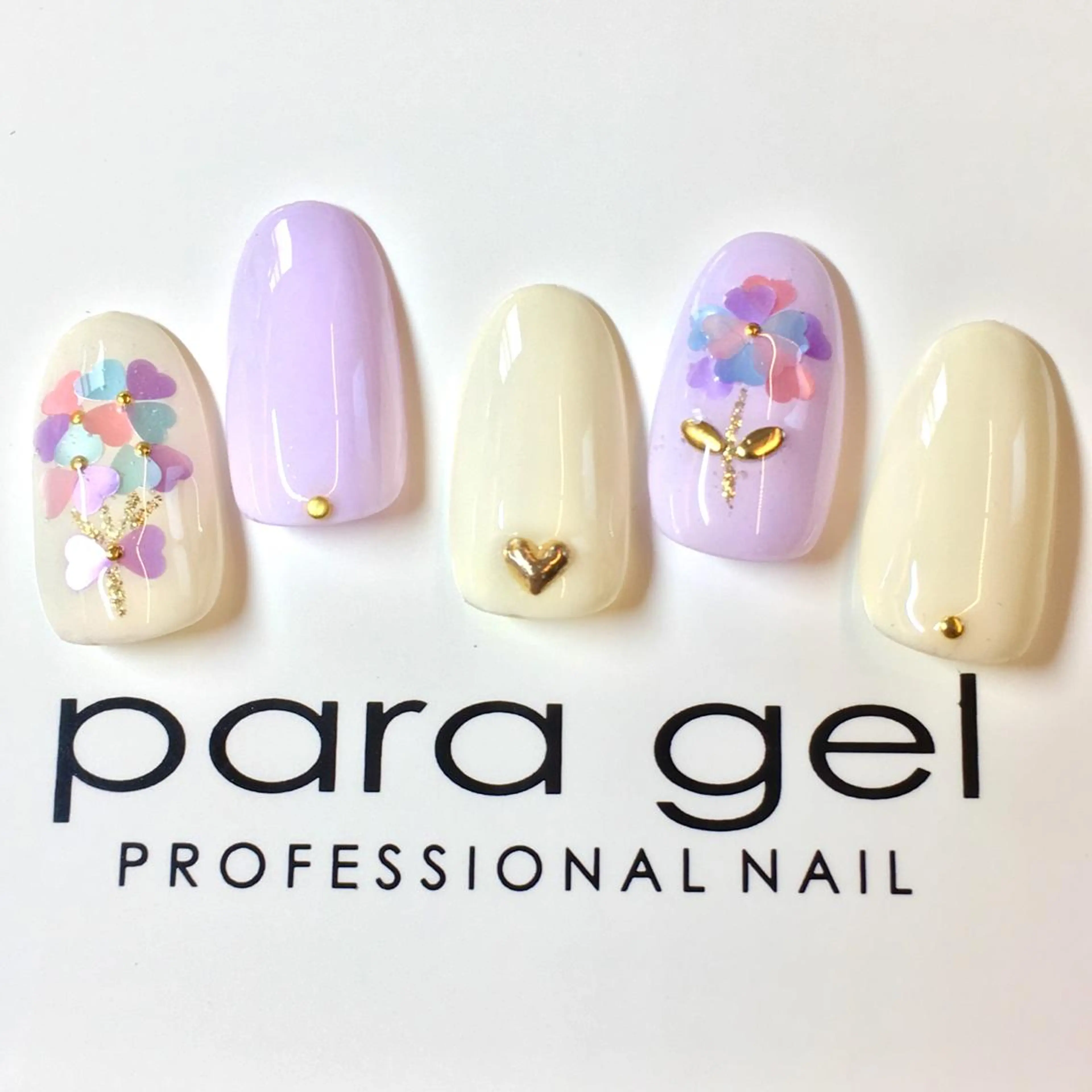 ネイル フットネイル ジェルネイル ミラーネイル パラジェル バレンタイン ハンドネイル clover nailのネイルデザイン