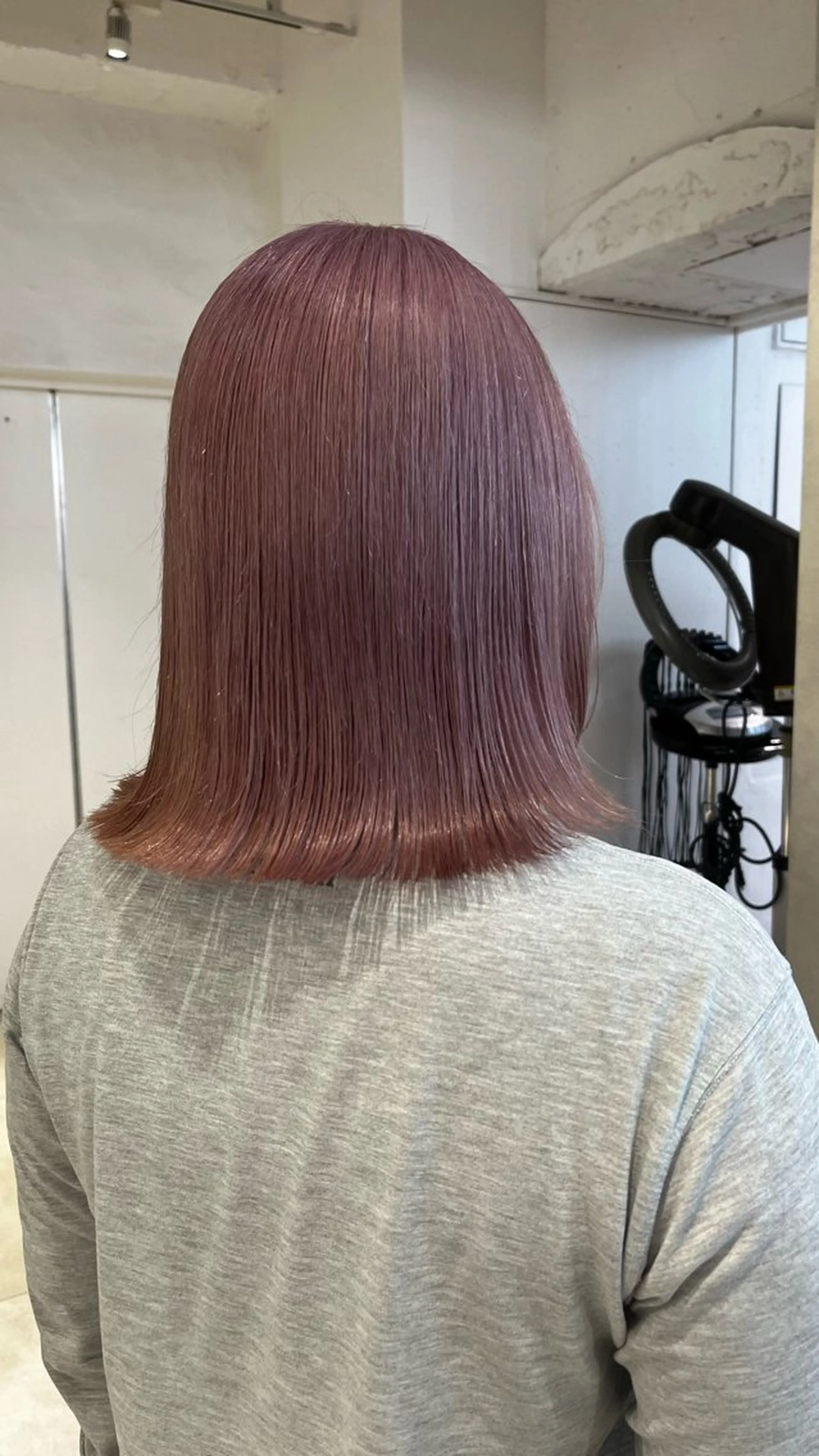 ミディアム ヘアカラー メンズパーマ/ メッシュ📍ﾕﾘのヘアスタイル