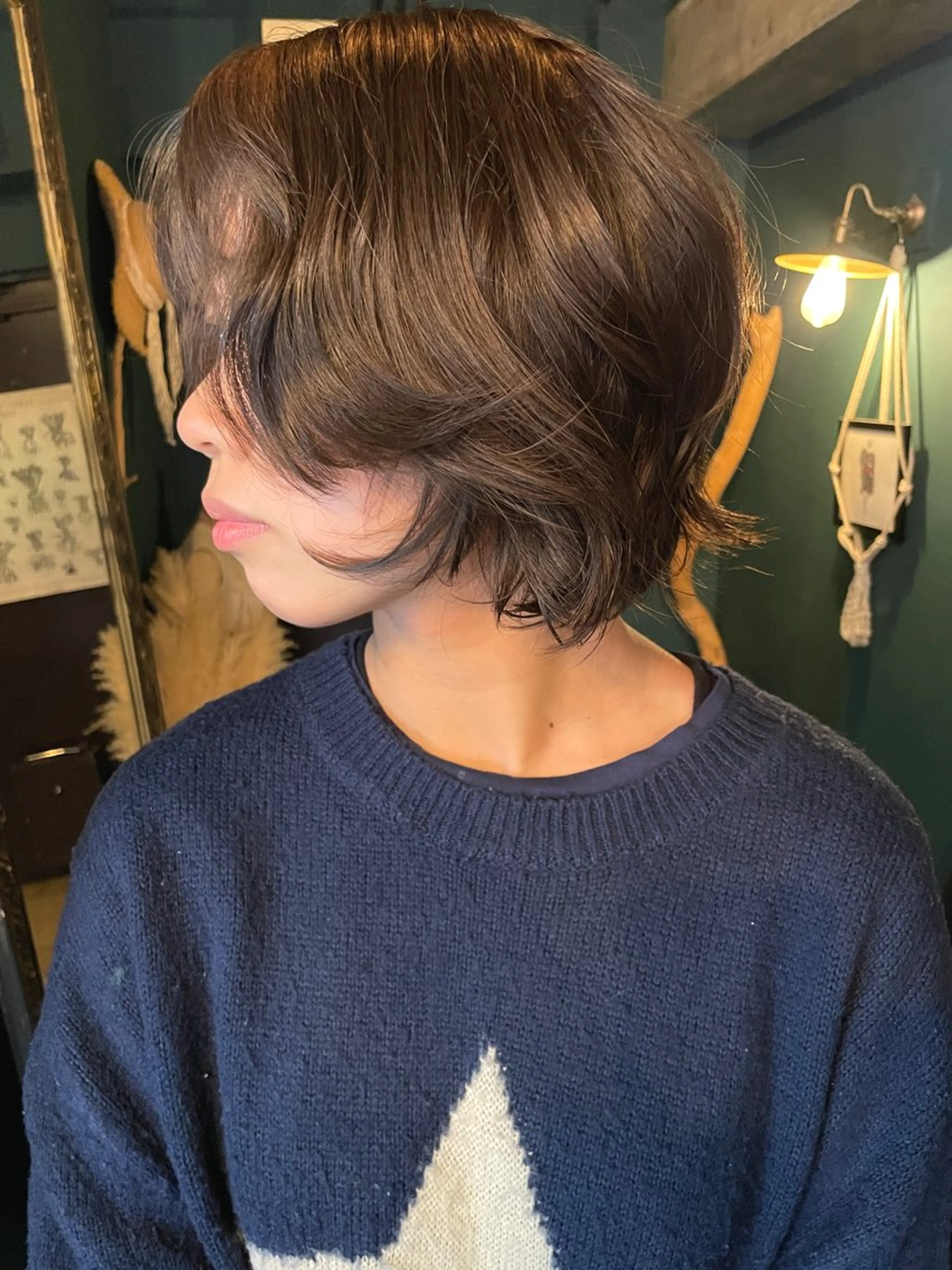 ミディアム ミディアムパーマ vivre libreのヘアスタイル