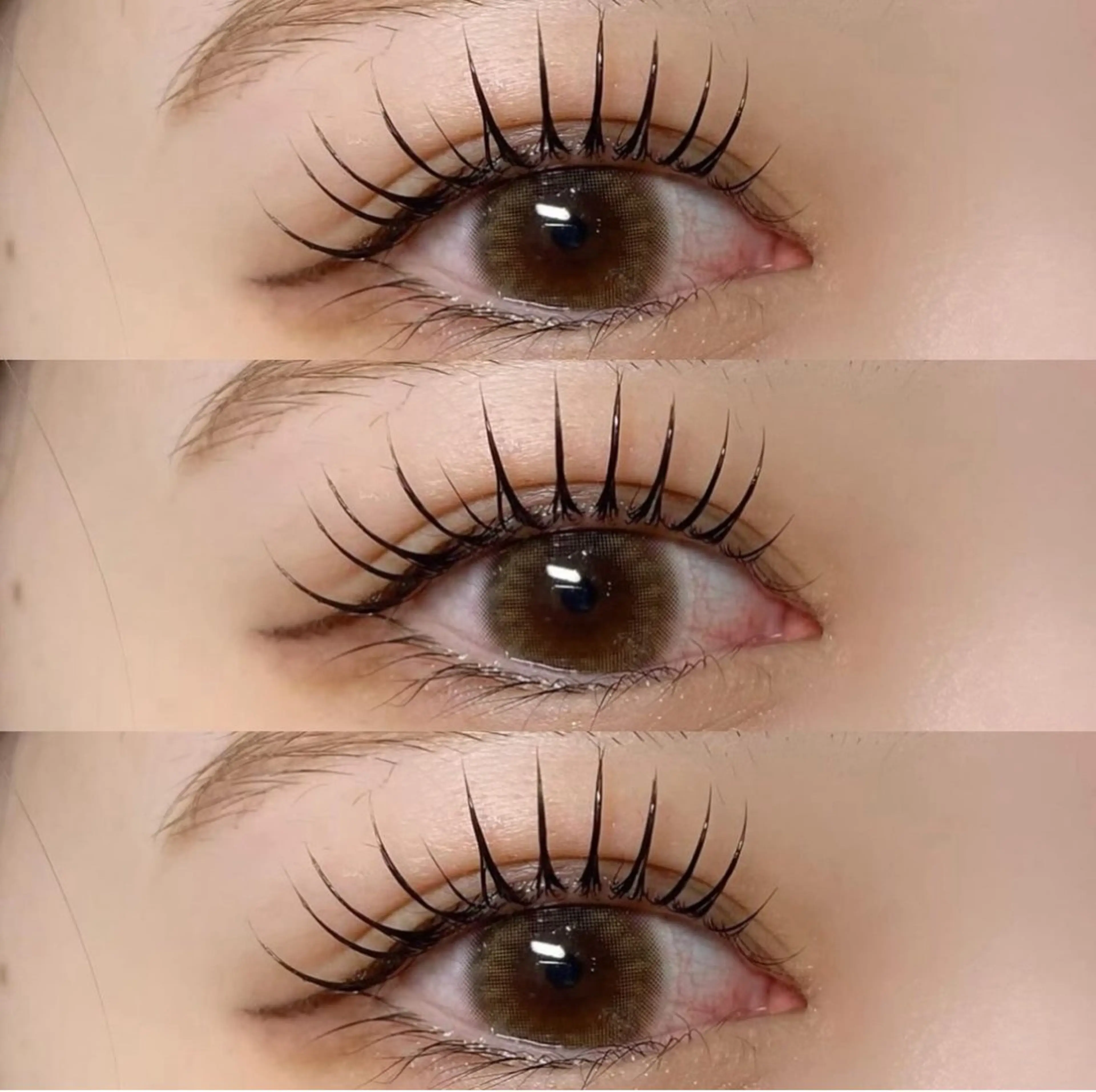 【話題の落ちないマスカラ】韓国式★ブラックティントまつ毛パーマの写真