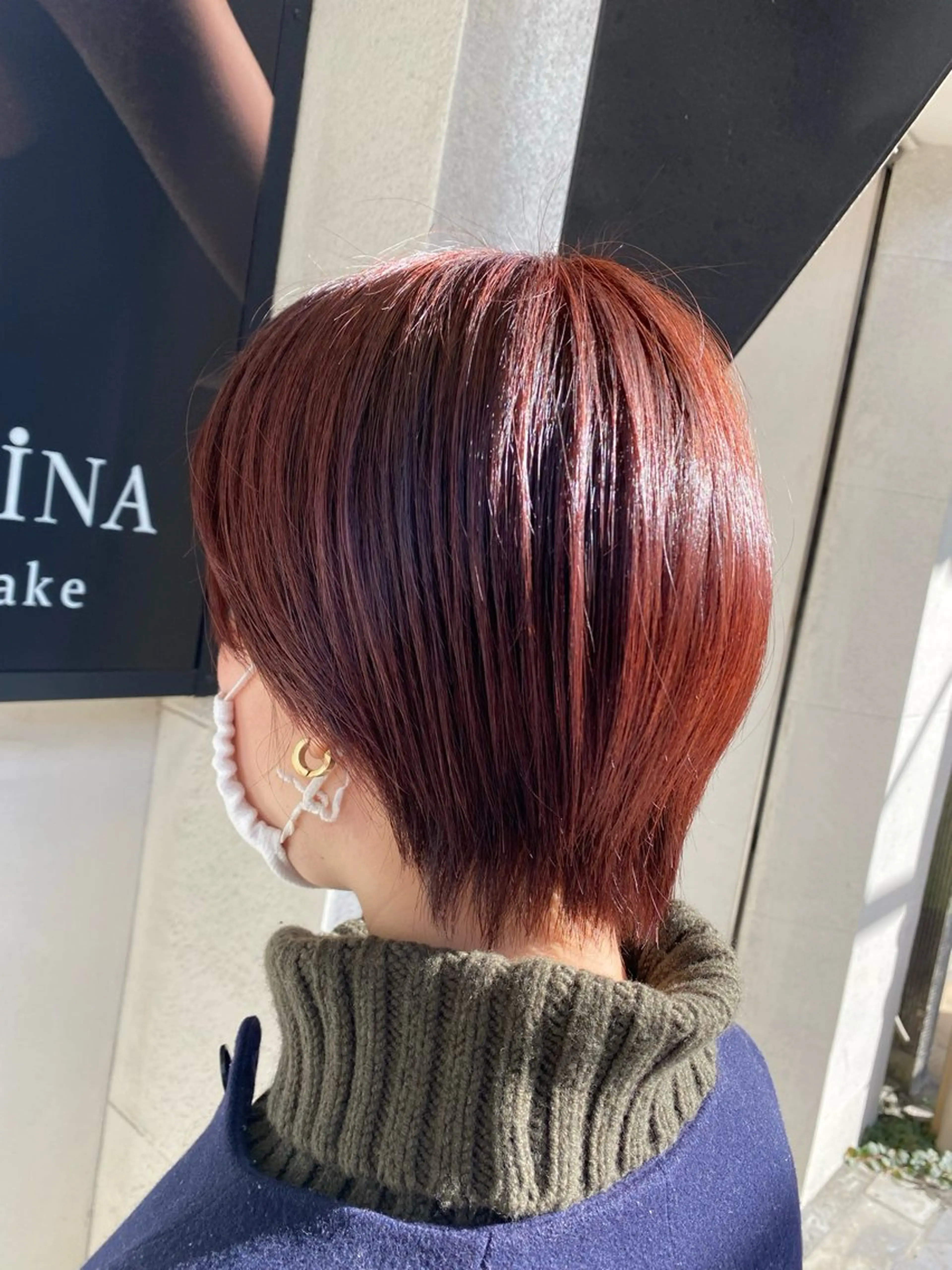 ショート カラー カット ヘアカラー トリートメント オーガニックカラー/ 髪質改善/暗髪/ボブのその他イメージ