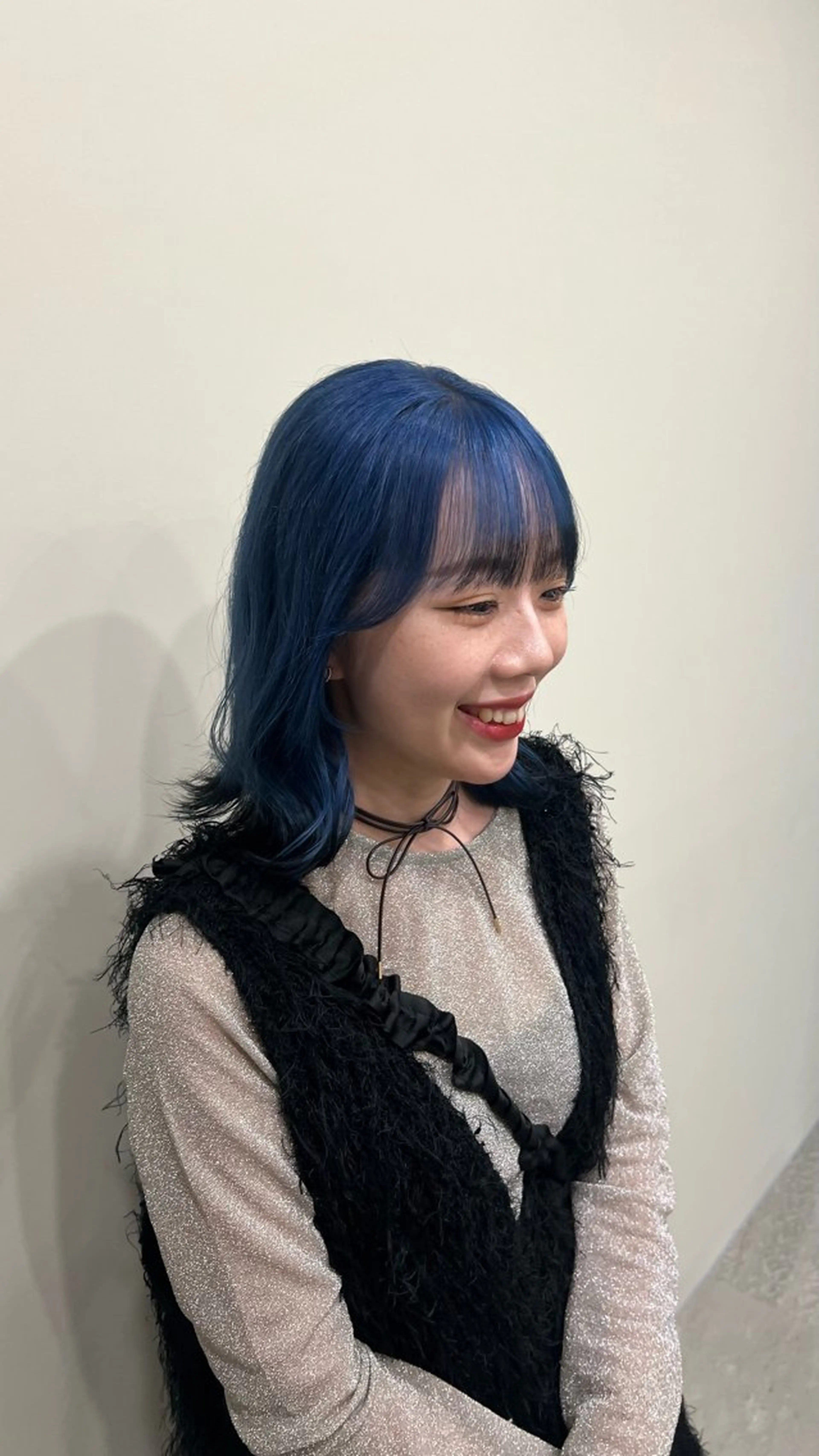 ミディアム カラー tomu/大名/艶髪 髪質改善/透明感のヘアスタイル