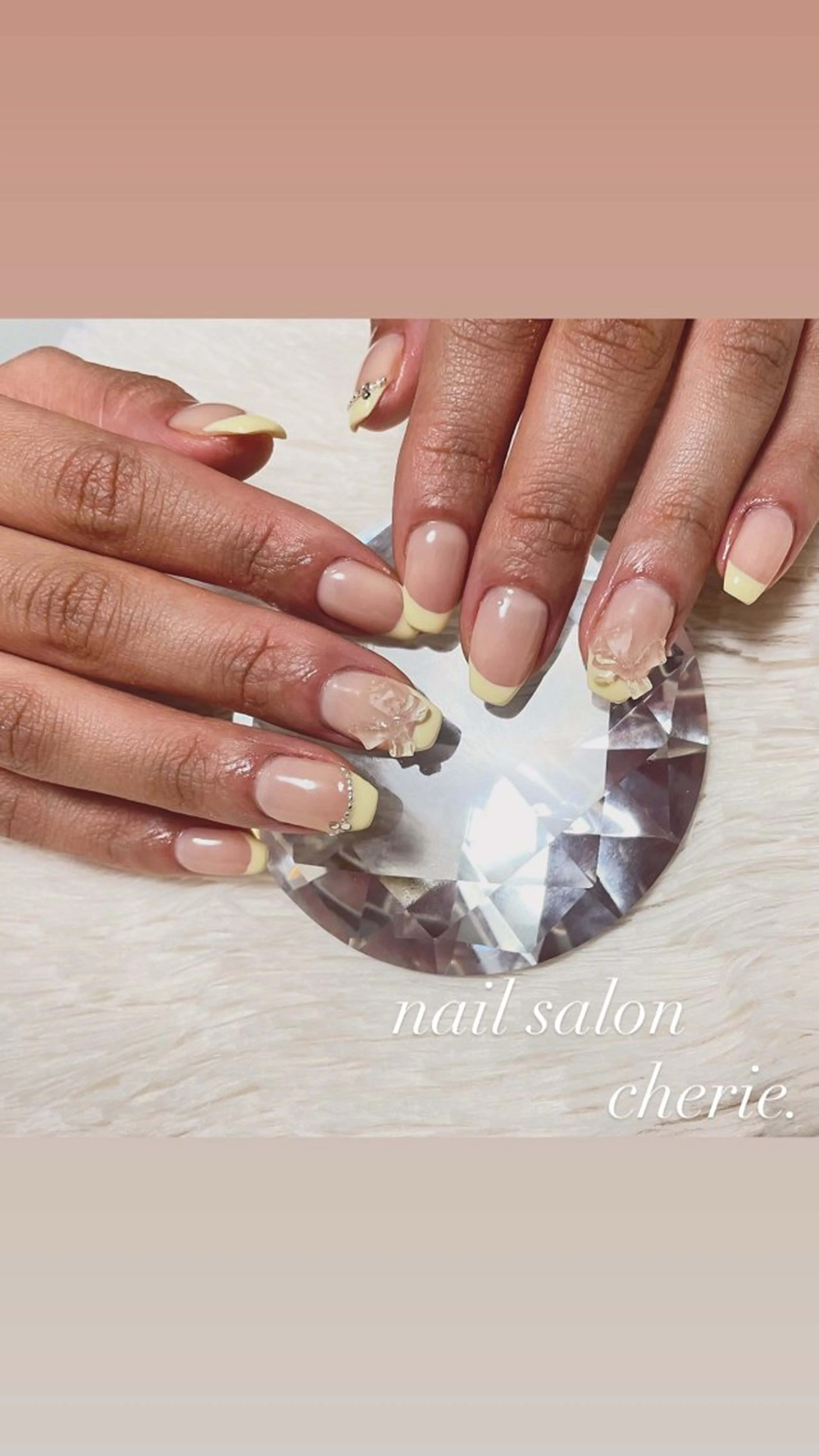 フレンチネイルorグラデーション💜の写真