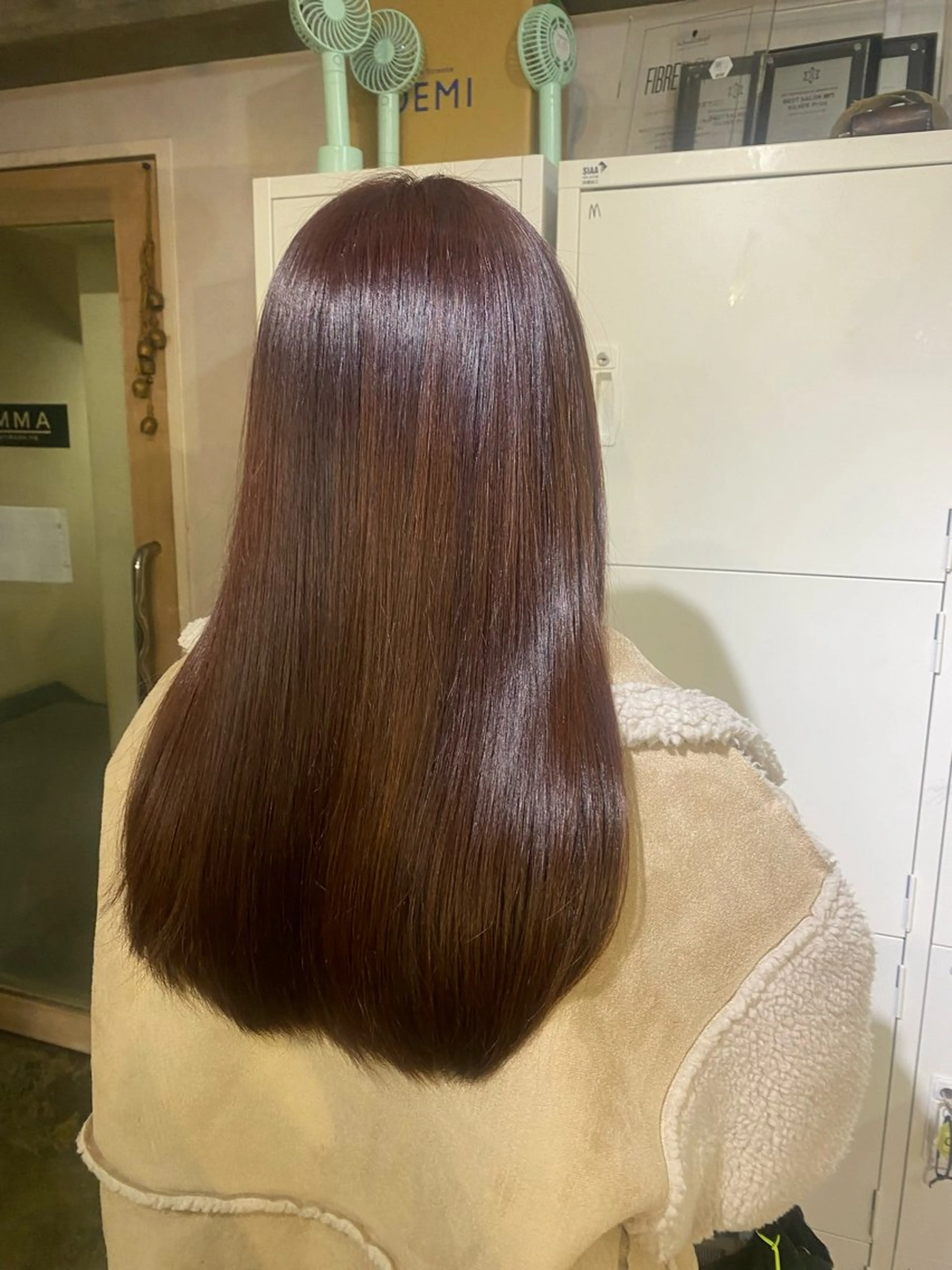 ロング カラー ブリーチカラーと、髪 質改善。HARUKAのヘアスタイル