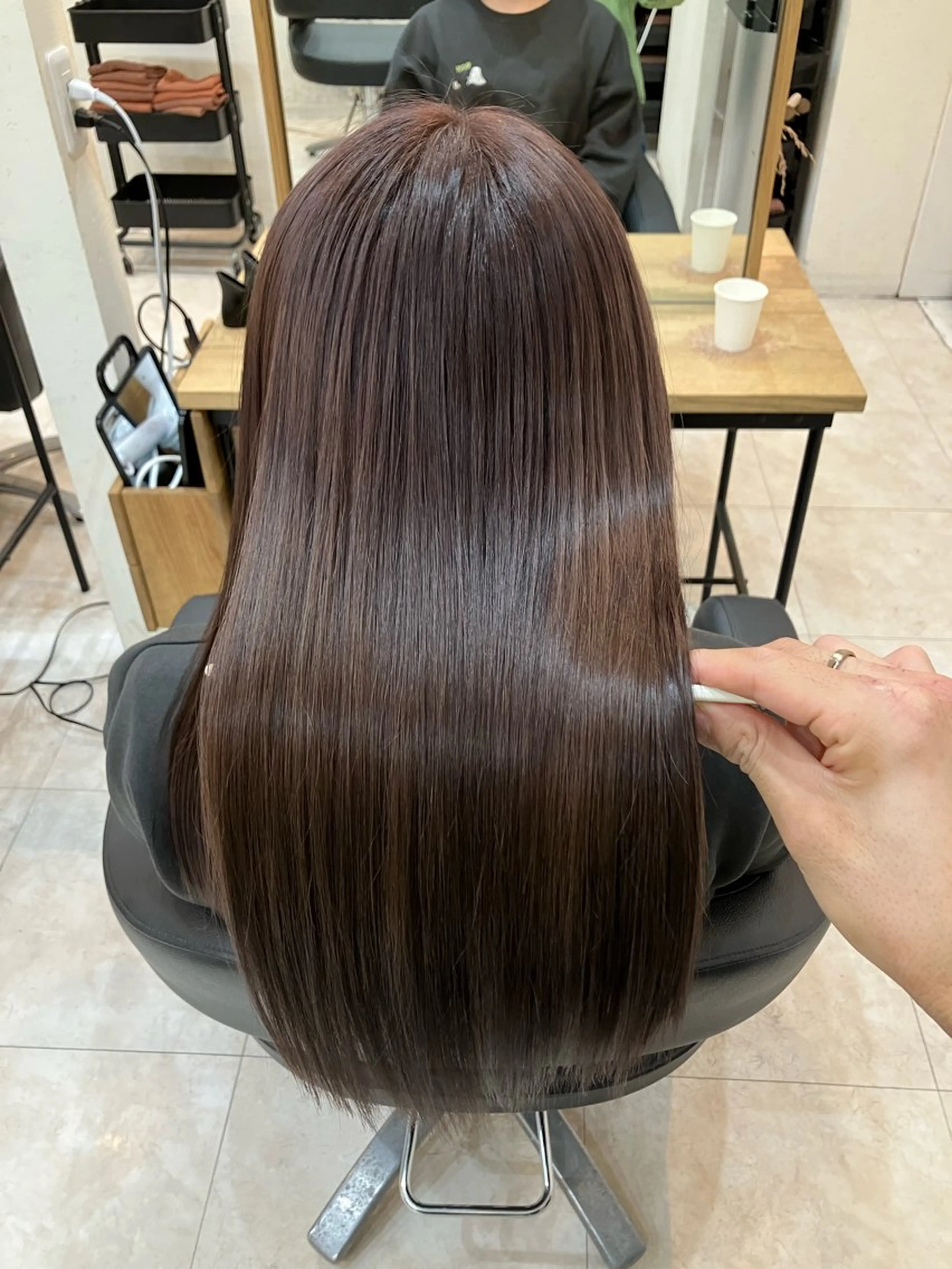 ロング 青野 銀河のヘアスタイル