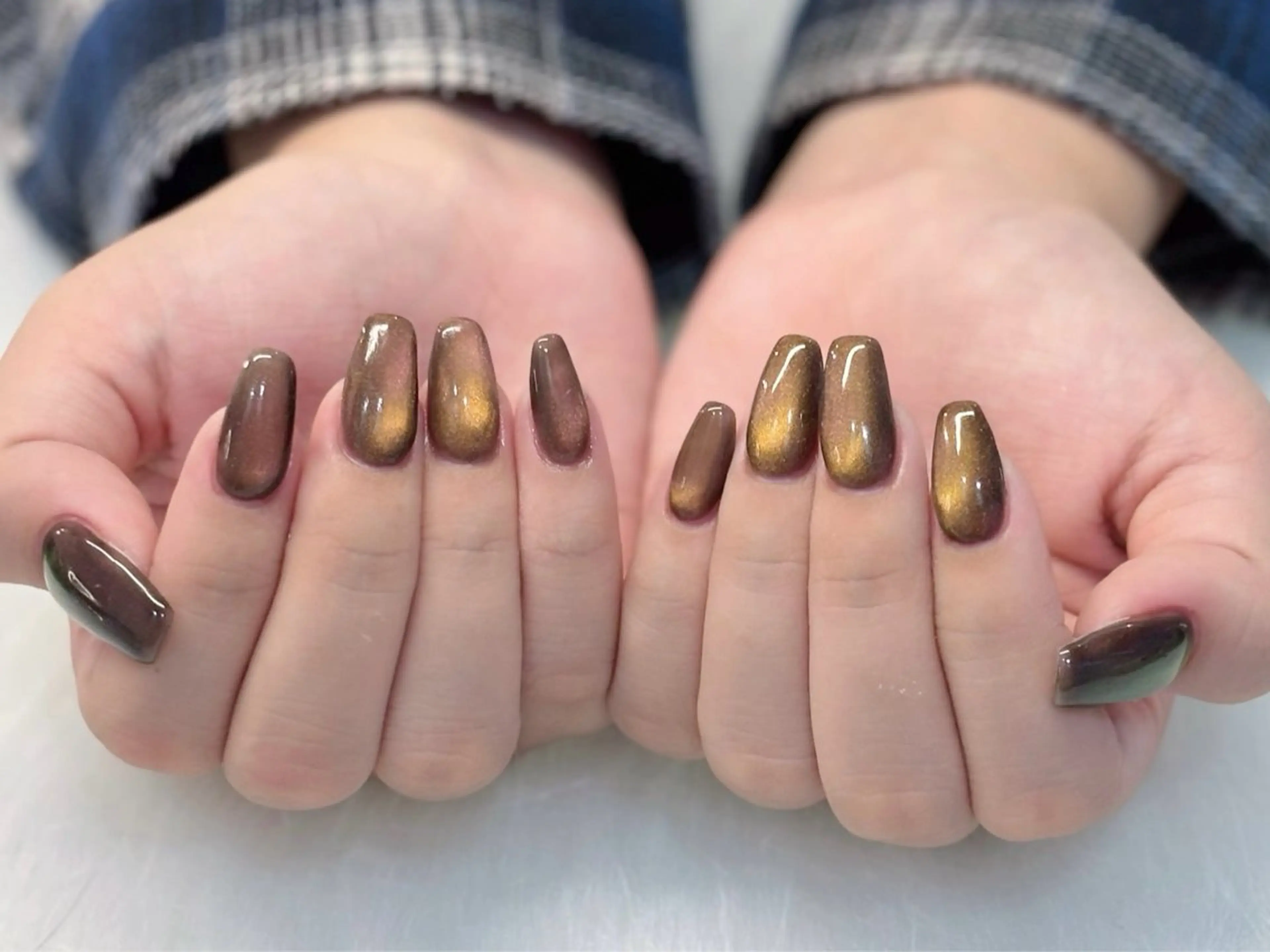 ネイル ハンドネイル 透明感/フィルイン/ 亀戸5分ラシュシュのネイルデザイン