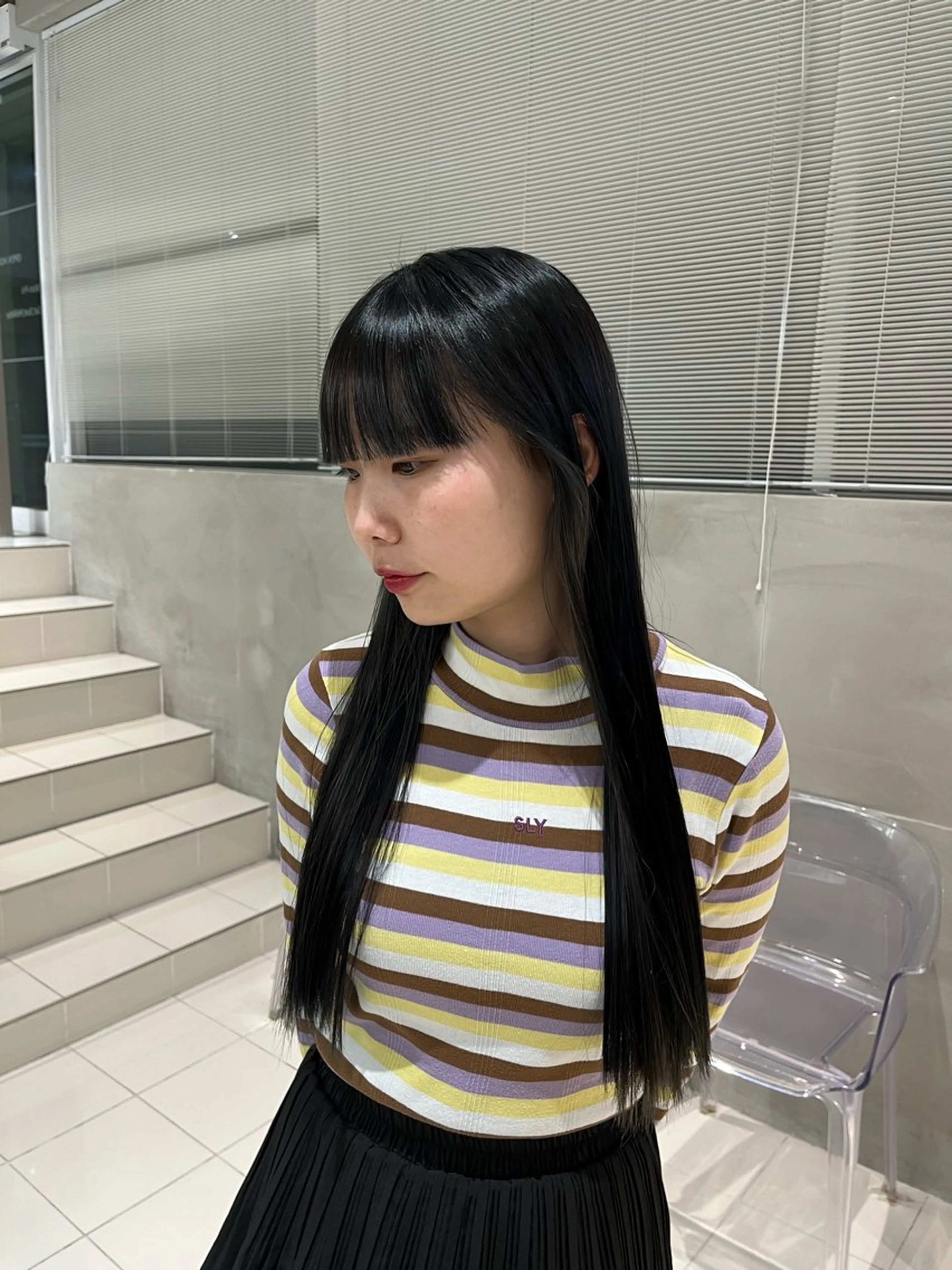 ロング カラー 似合わせカラー🪩 SAYA 👗のヘアスタイル