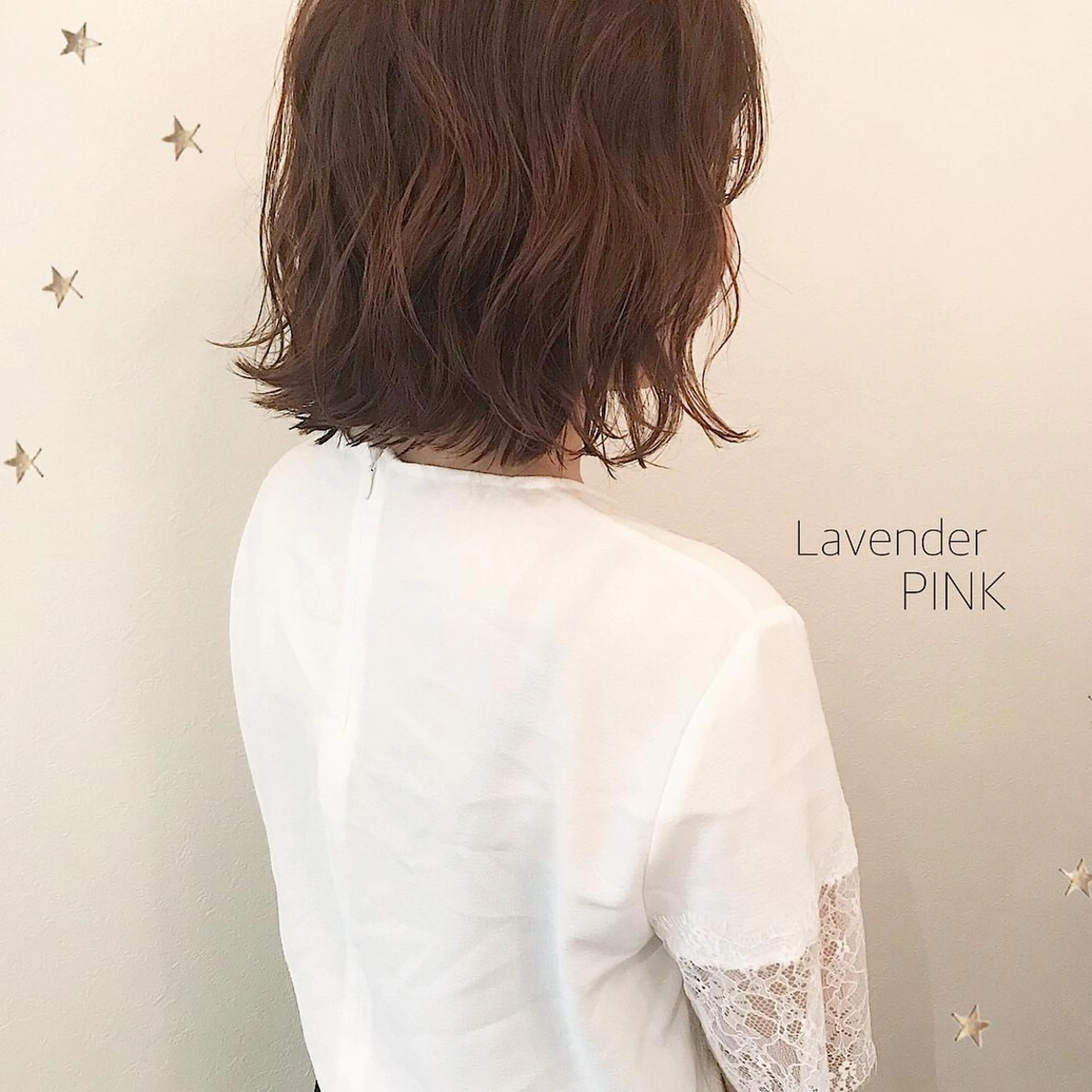 ミディアム カラー 市川 千夏のヘアスタイル