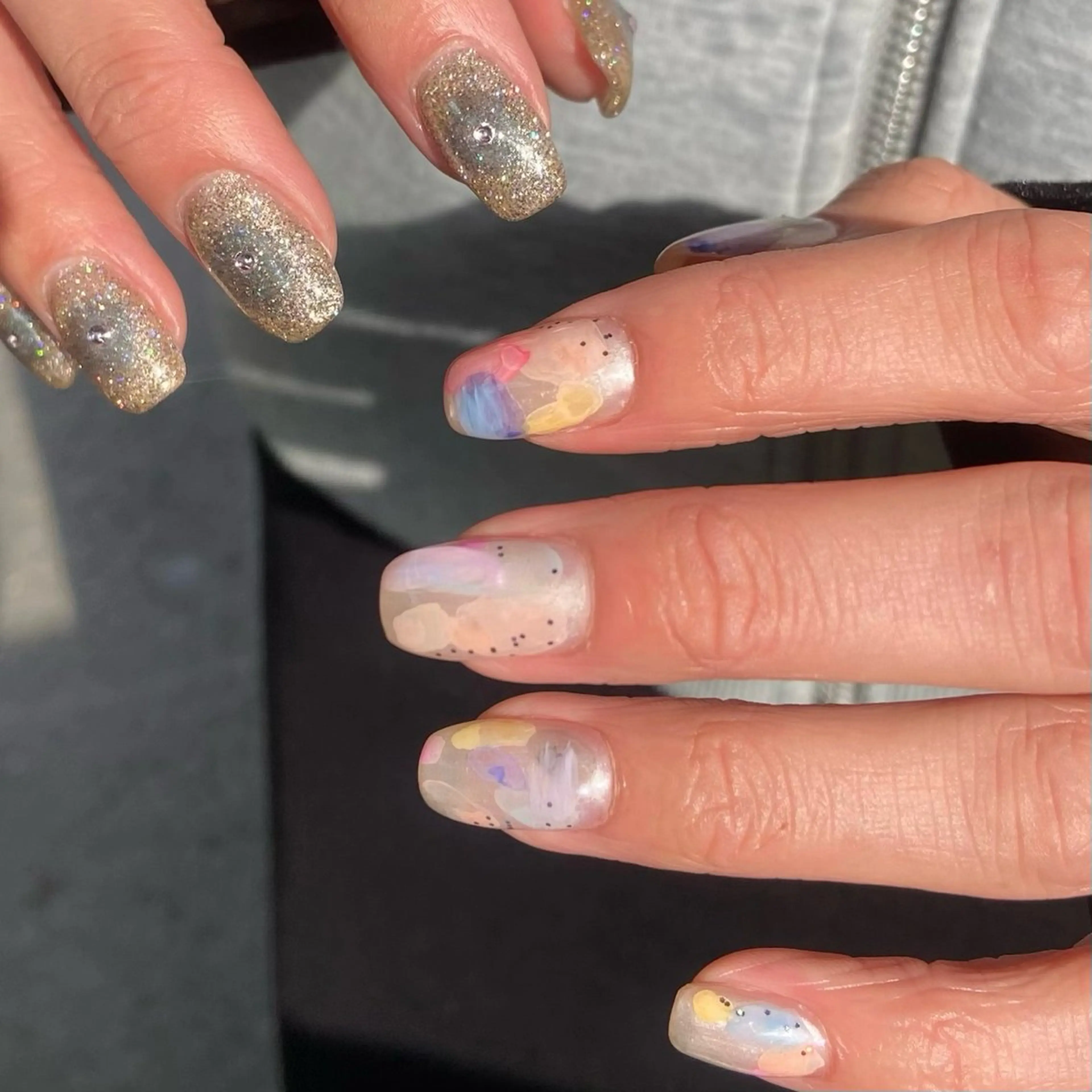ネイル アートネイル ニュアンスネイル HINAKO💫 Ouja groupのネイルデザイン