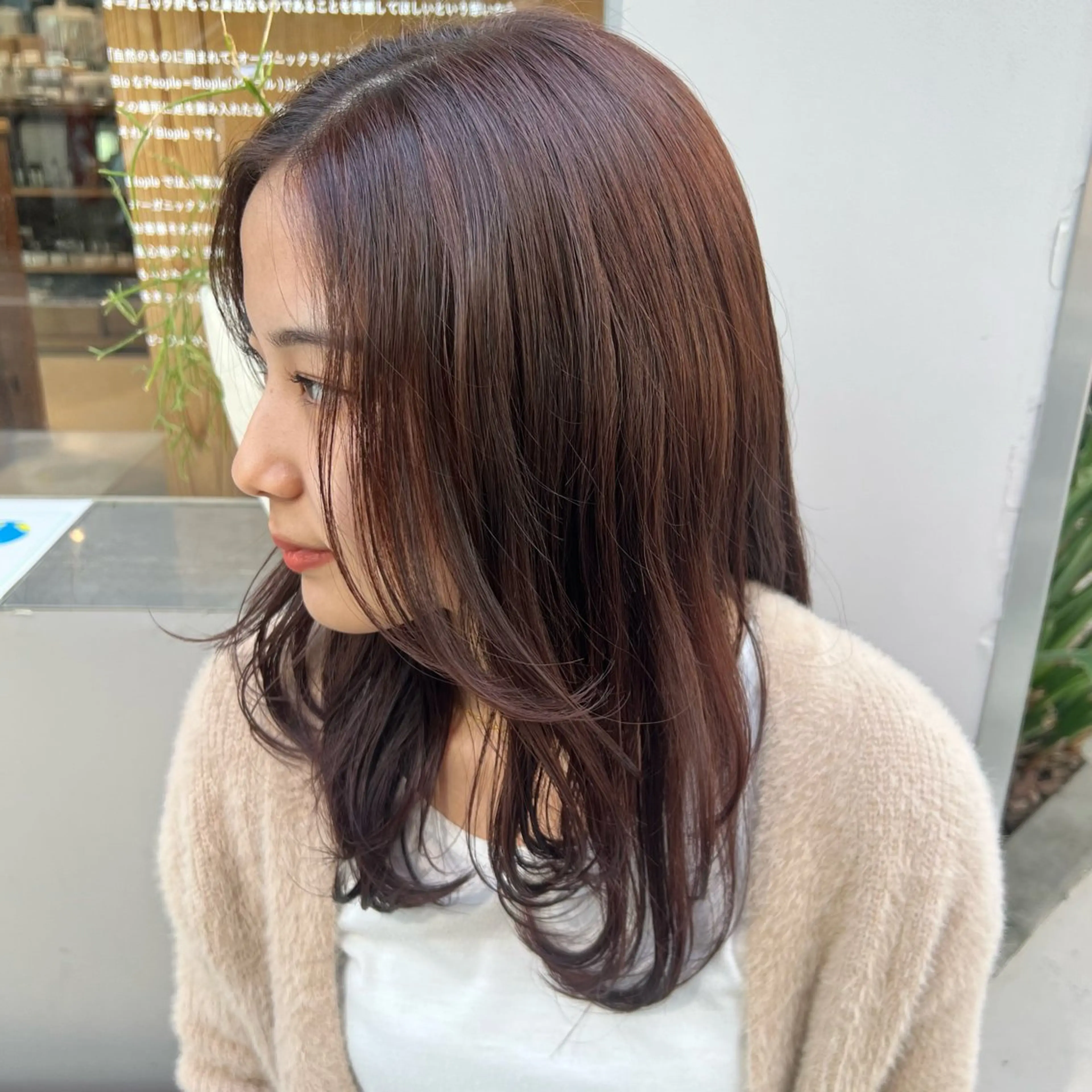 🏷️：【 人気NO.1✨ 】 透明感・艶カラー ＋ ケアトリートメントの写真