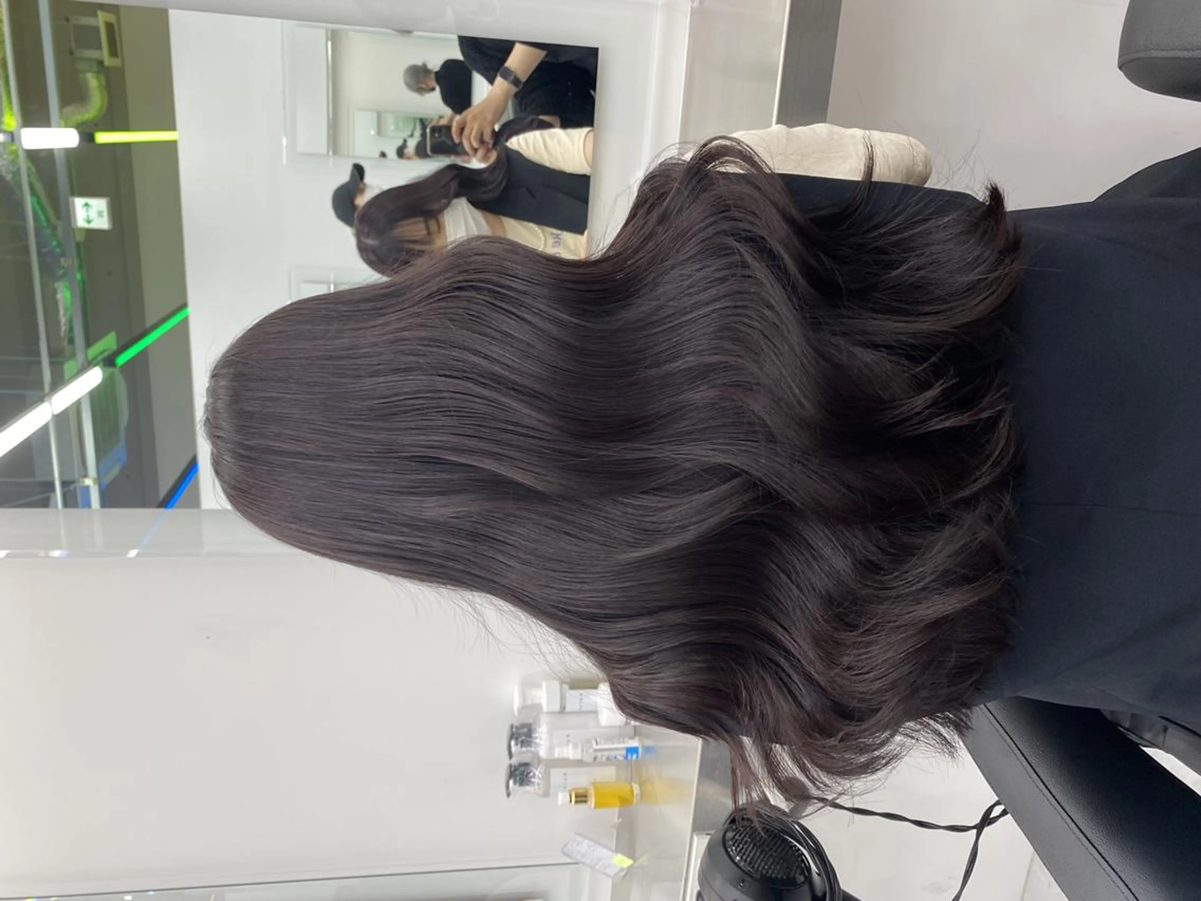 カラー 透明感暗髪/春色 ヘア/銀座DISCOのヘアスタイル