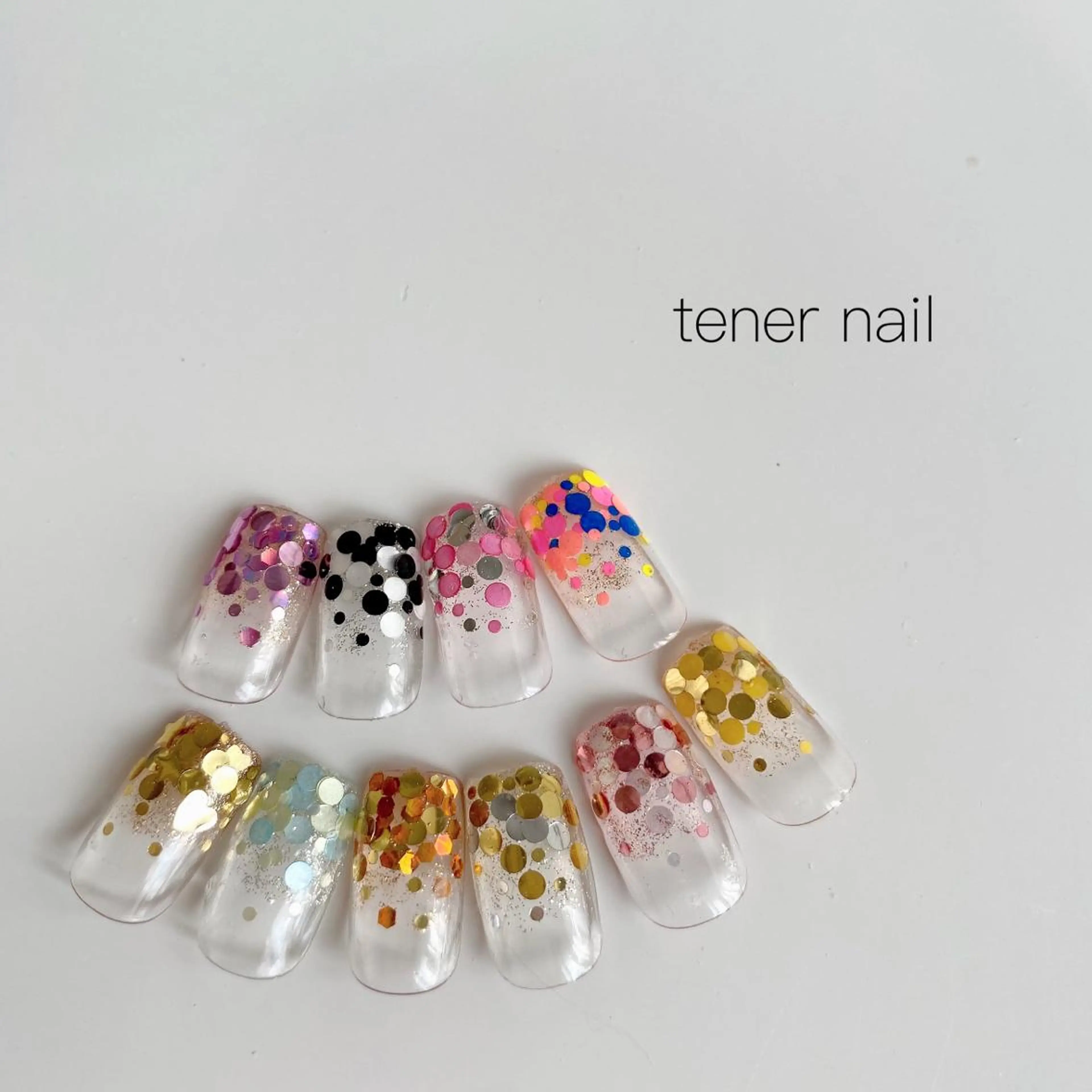 ネイル グラデーション ホログラムネイル テネルネイル tener nailのネイルデザイン