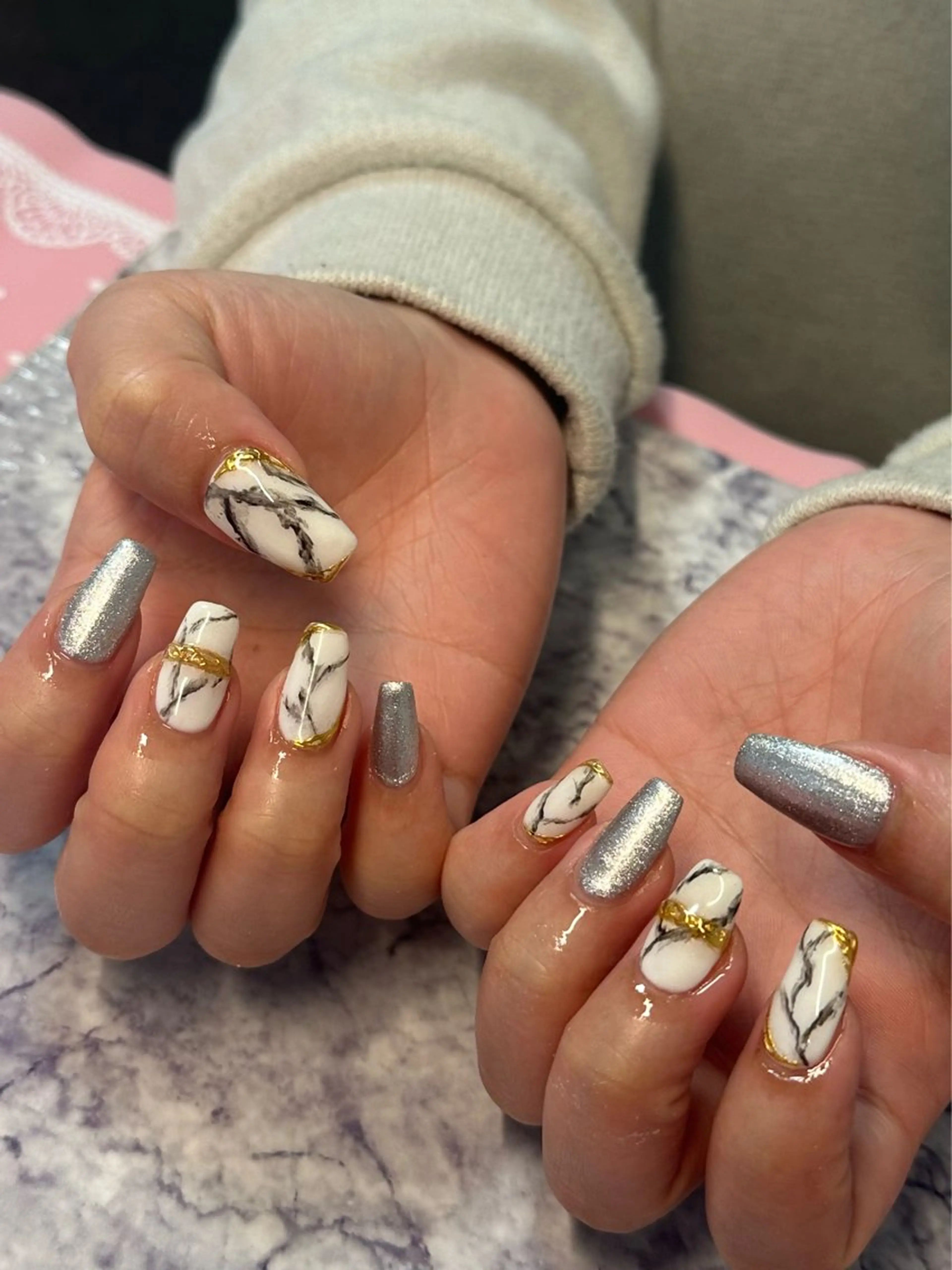 ネイル ハンドネイル フットネイル Pretzels🥨 【プレッツェル】ミウのネイルデザイン