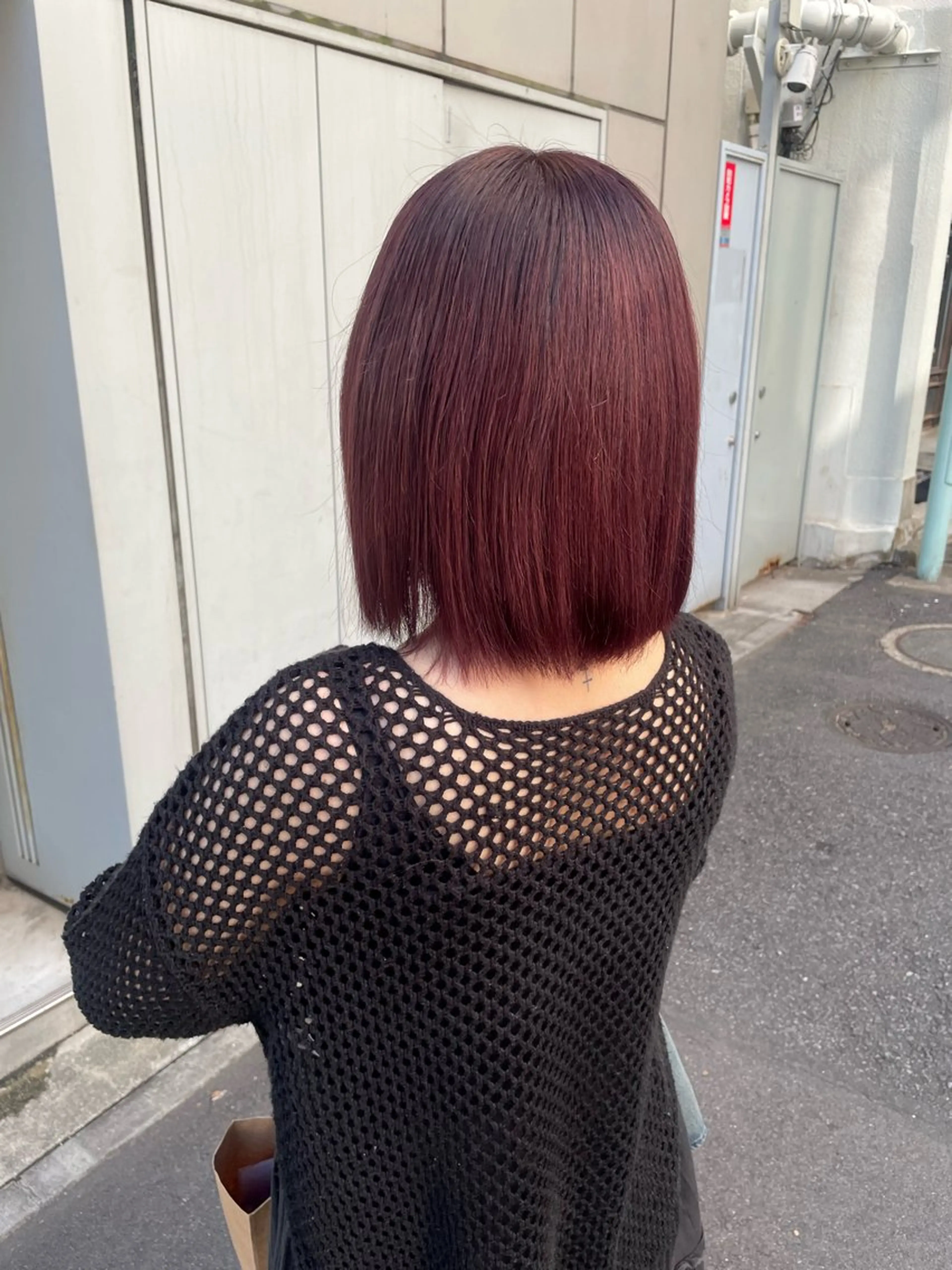 セミロング カラー 大人っぽ♡上品な暖色 ♡ブリーチなし♡のヘアスタイル