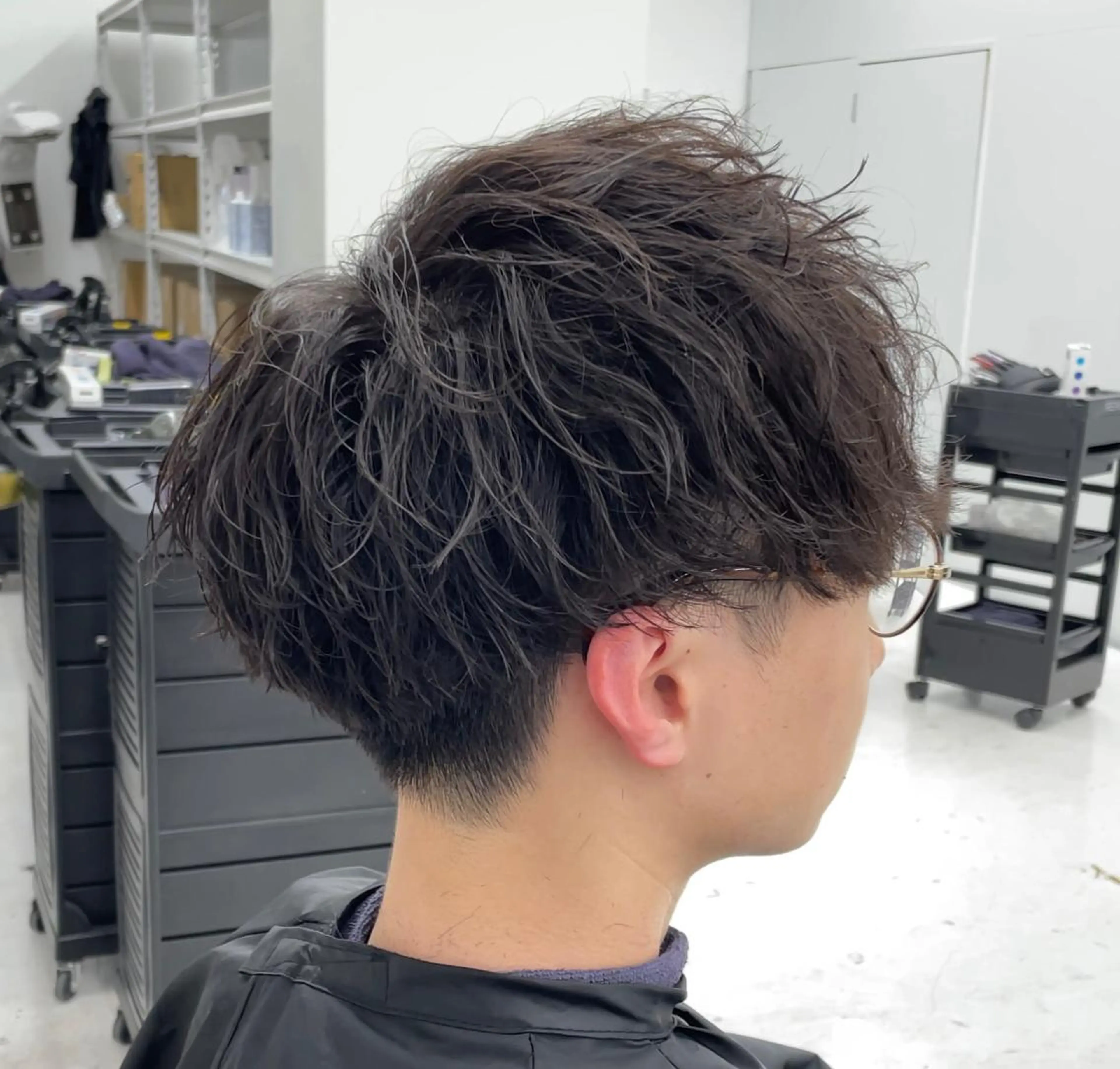 ショート パーマ メンズ 【柏メンズパーマ職人 】店長　KAZUMAのヘアスタイル