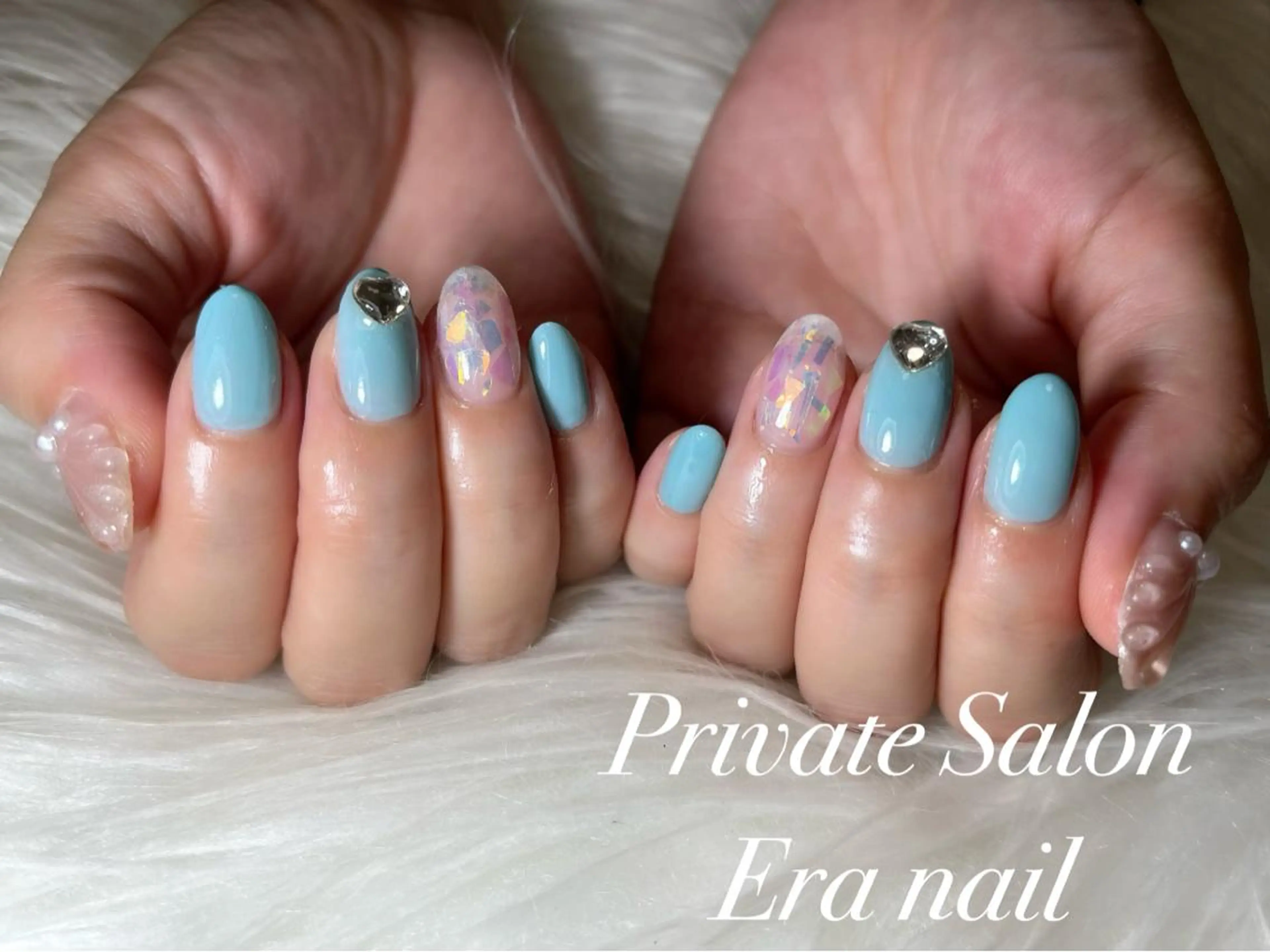 ネイル シンプルネイル ストーンネイル Era nailのネイルデザイン