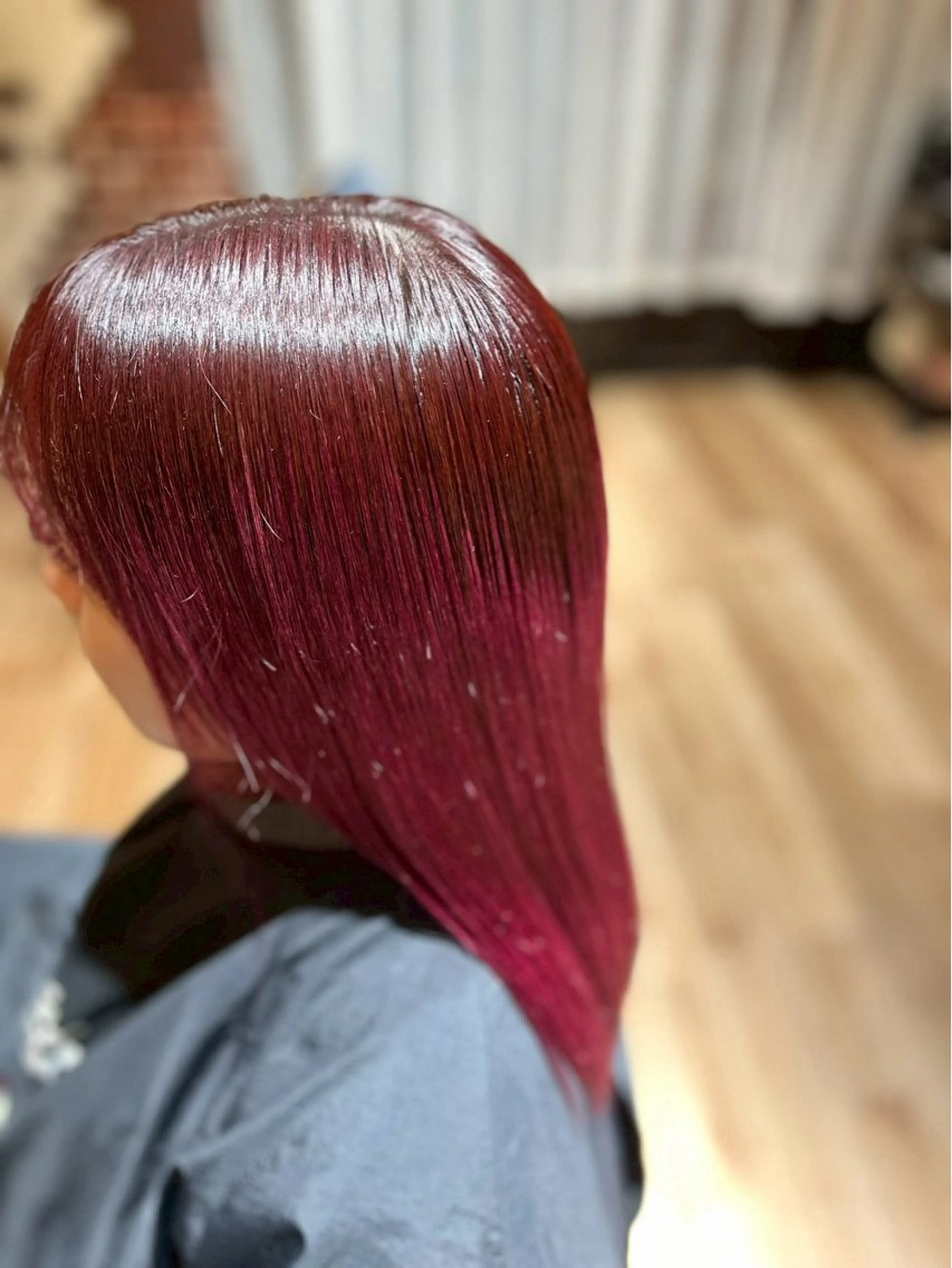 ロング 松田 鈴菜のヘアスタイル