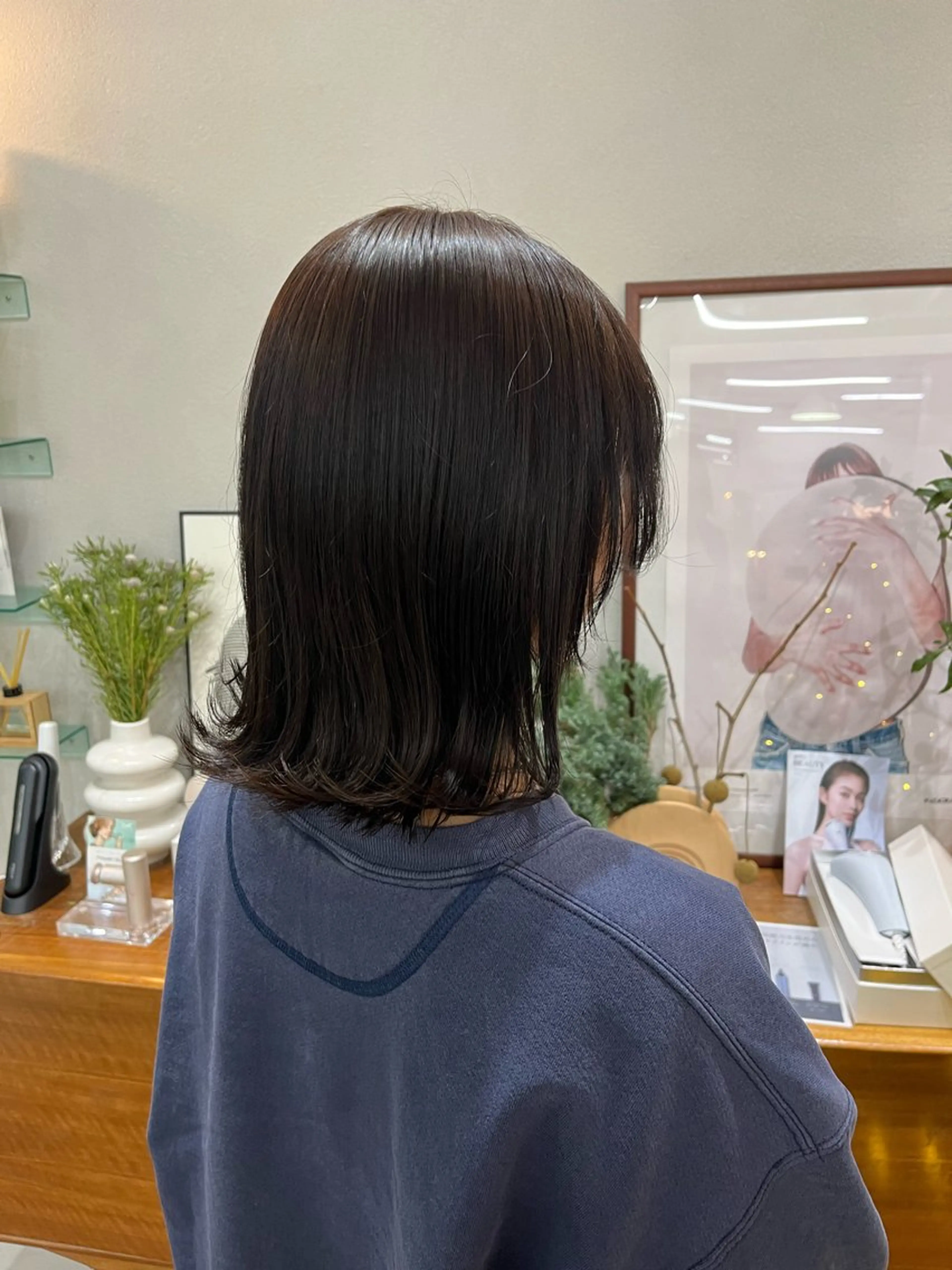 カラー ブラウンカラー マロンブラウン chika/艶カラー /似合わせカラーのヘアスタイル