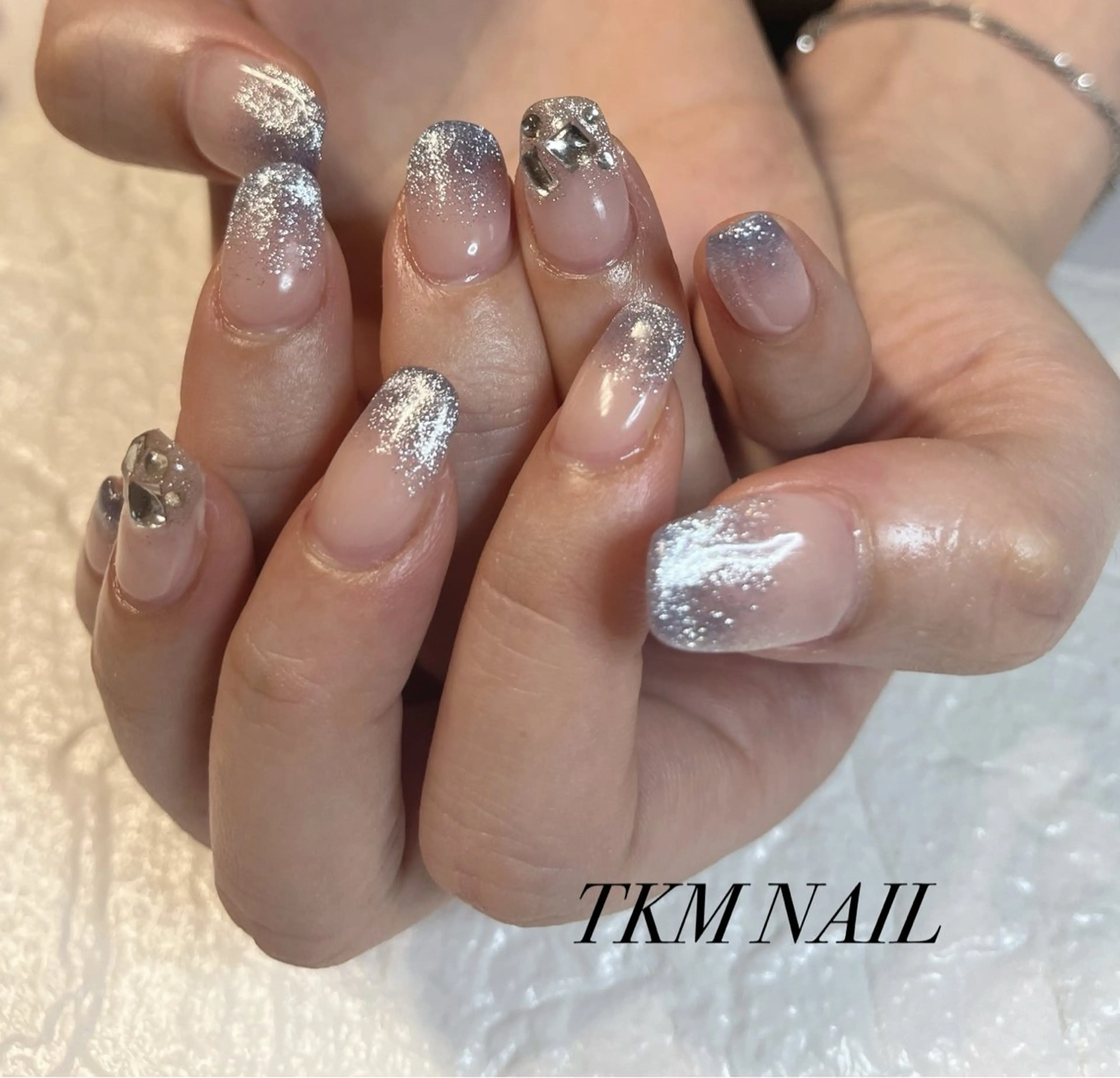 ネイル グラデーション シンプルネイル ______ TKM  NAILのネイルデザイン