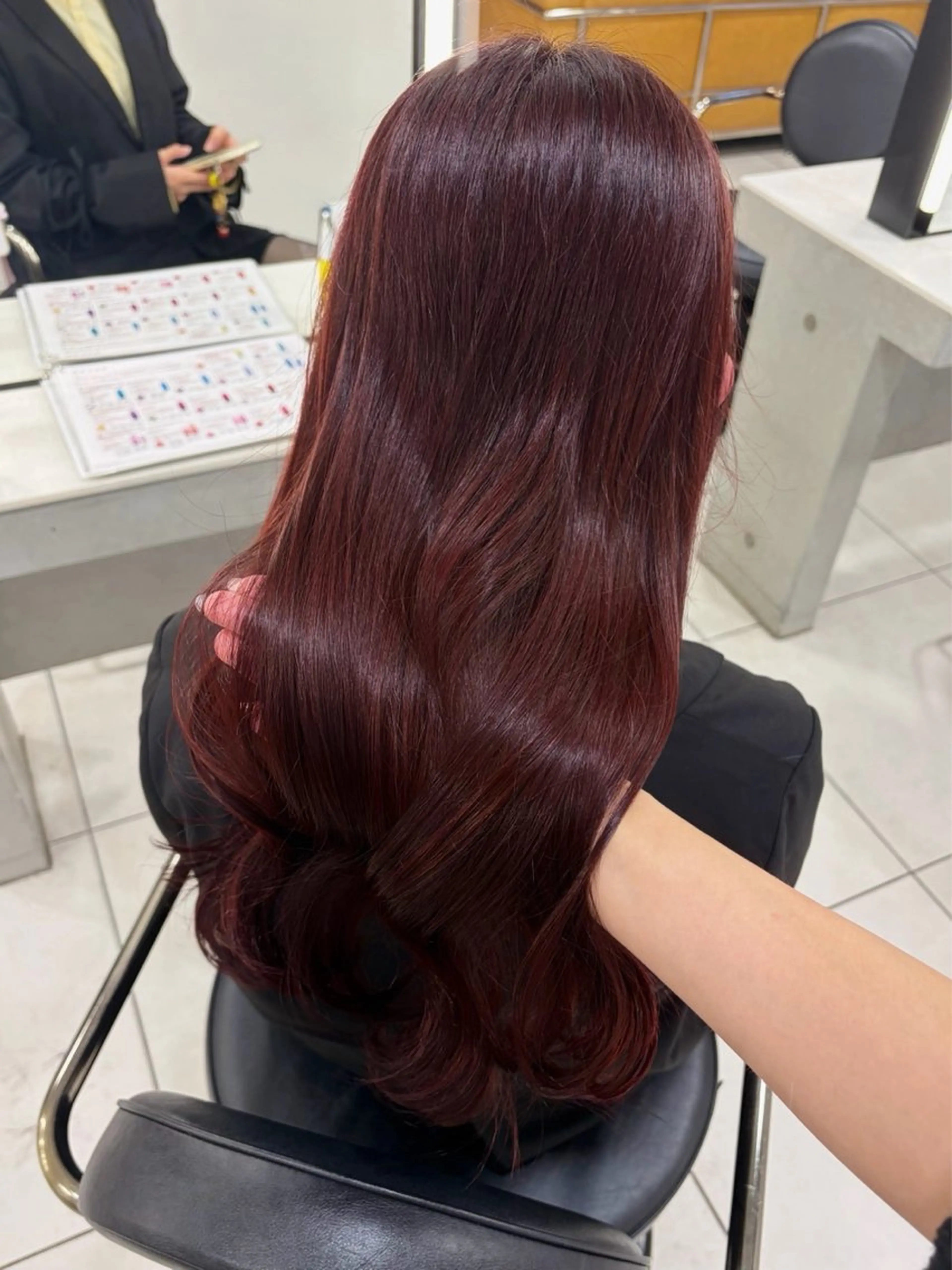 ロング カット ヘアカラー トリートメント 🎀透明感カラー🎀 稲垣至恩🎀のヘアスタイル