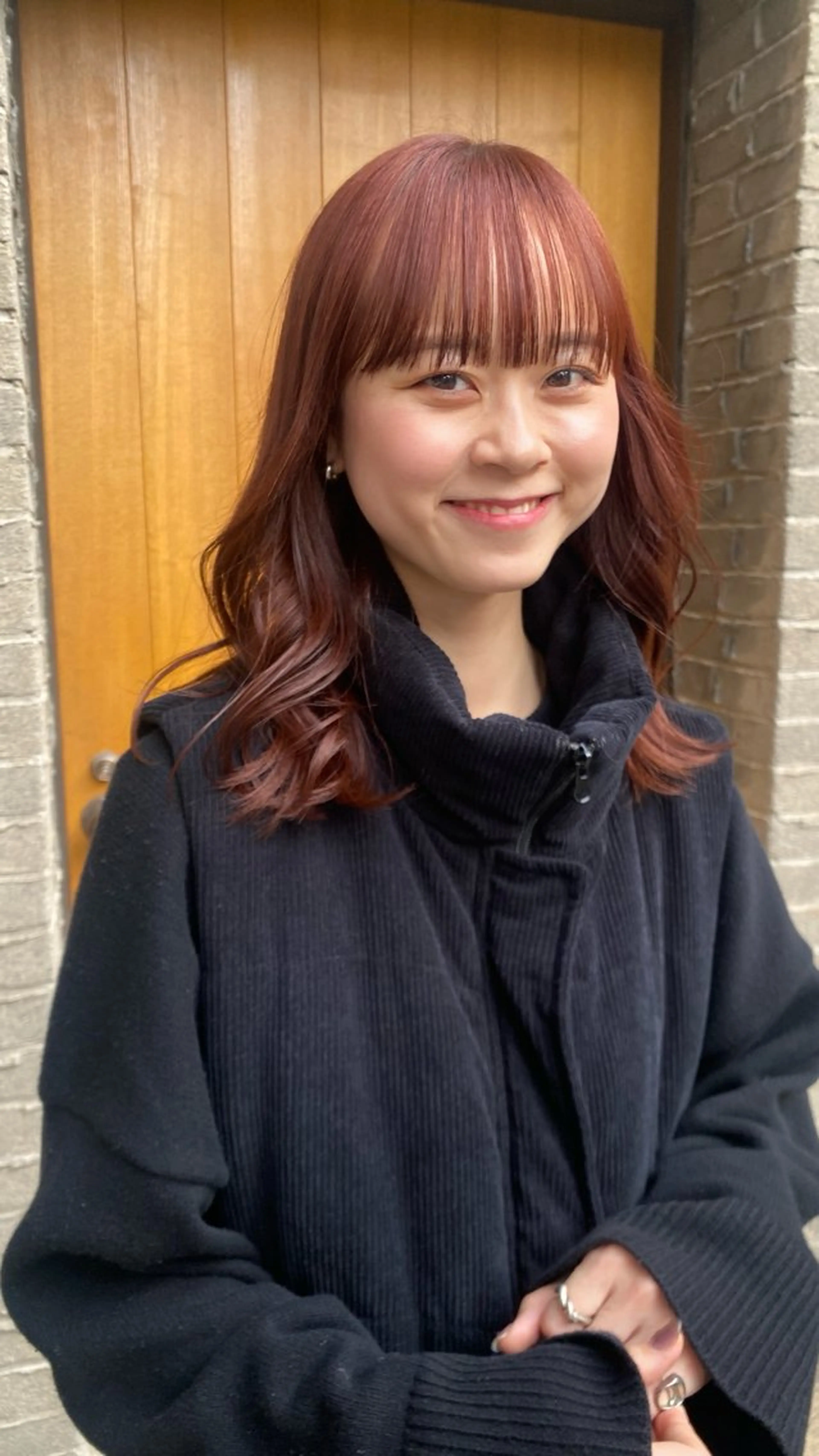 ミディアム カット ヘアカラー AMELE所属・店長【似合わせヘア】 前杉健太のヘアスタイル