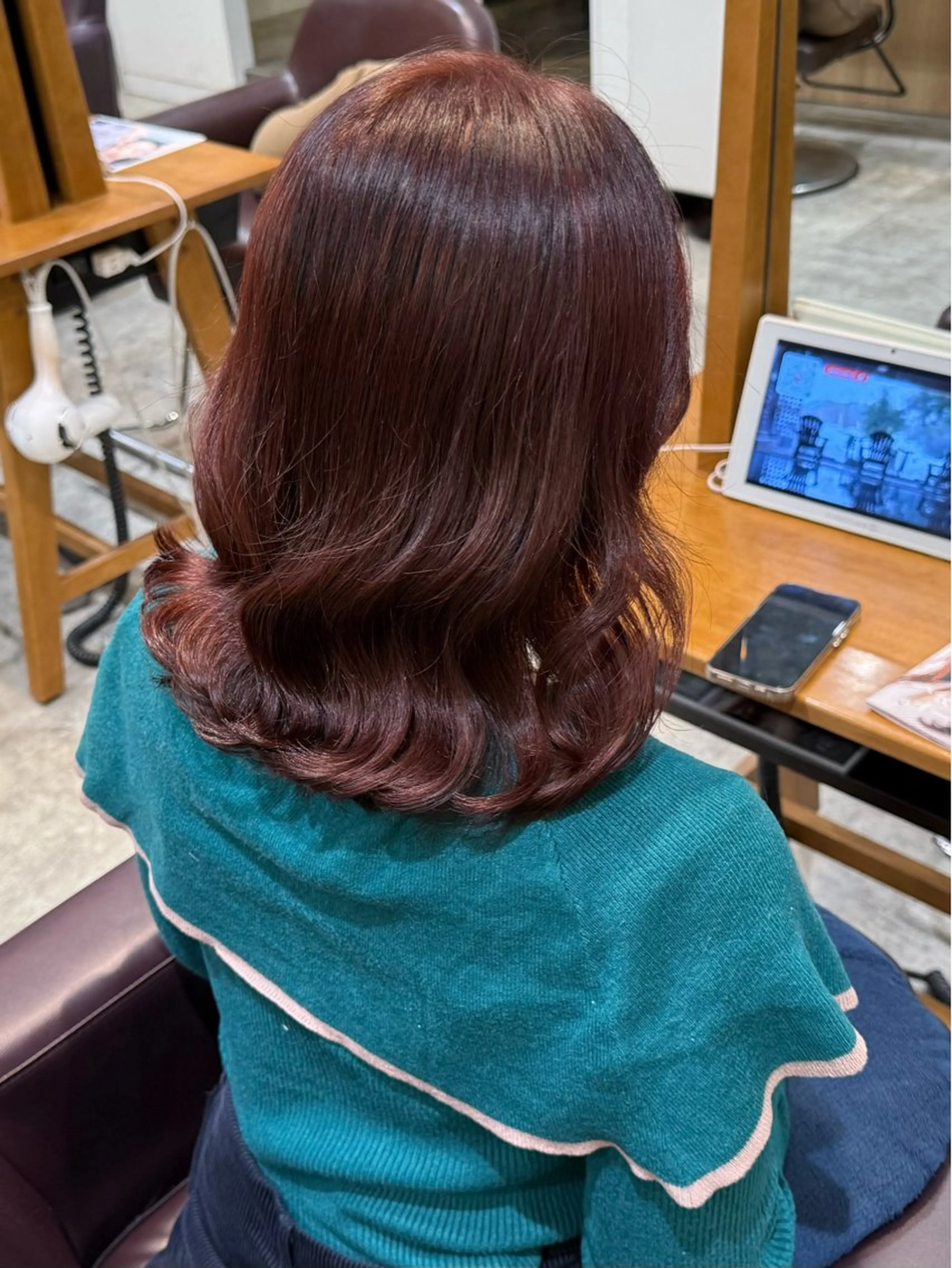 ミディアム カラー ヘアカラー ハイトーン/ダブル カラー/あやかのヘアスタイル