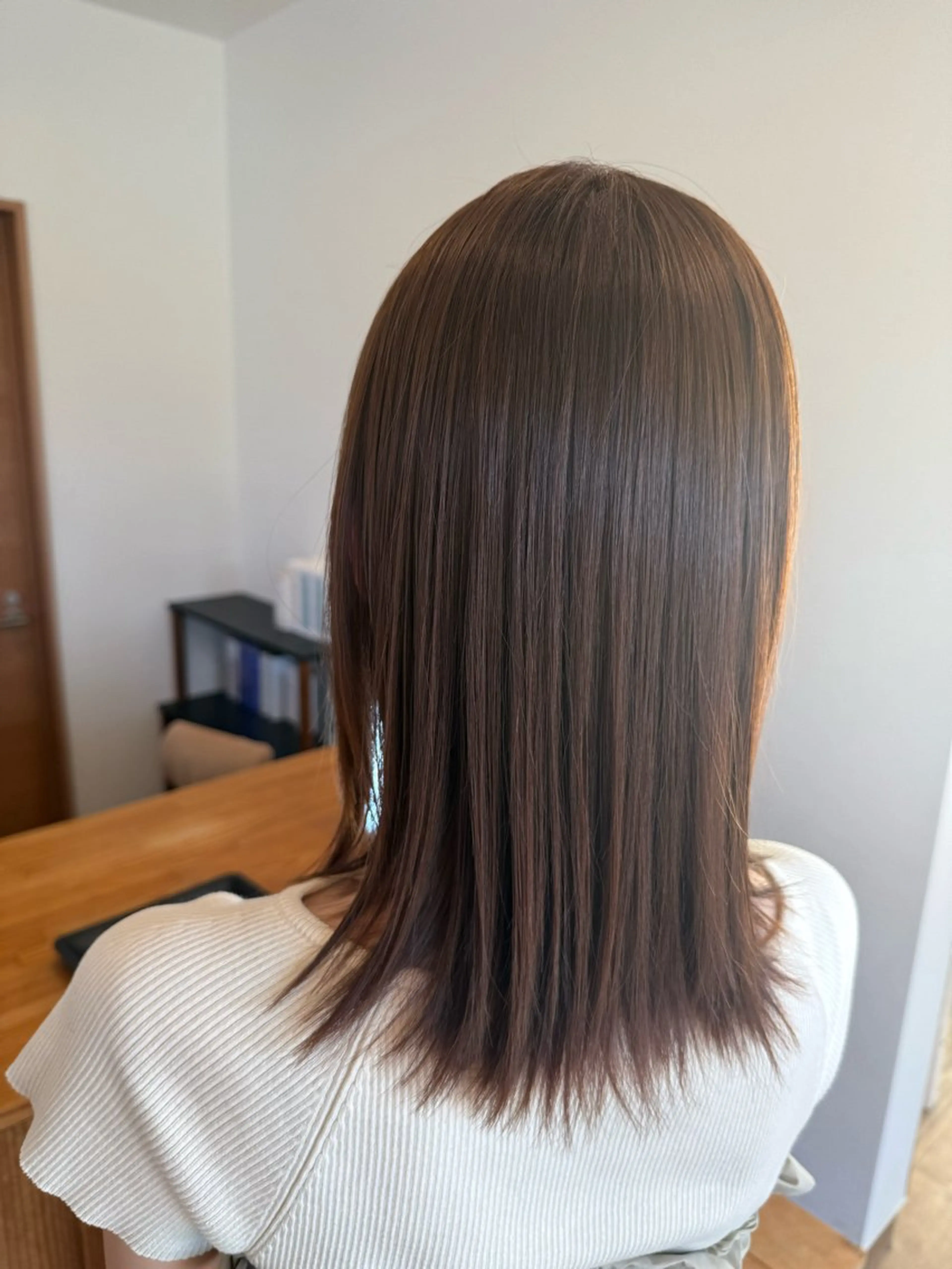 カラー ヘアカラー トリートメント ヘッドスパ タガミ リンカのヘアスタイル