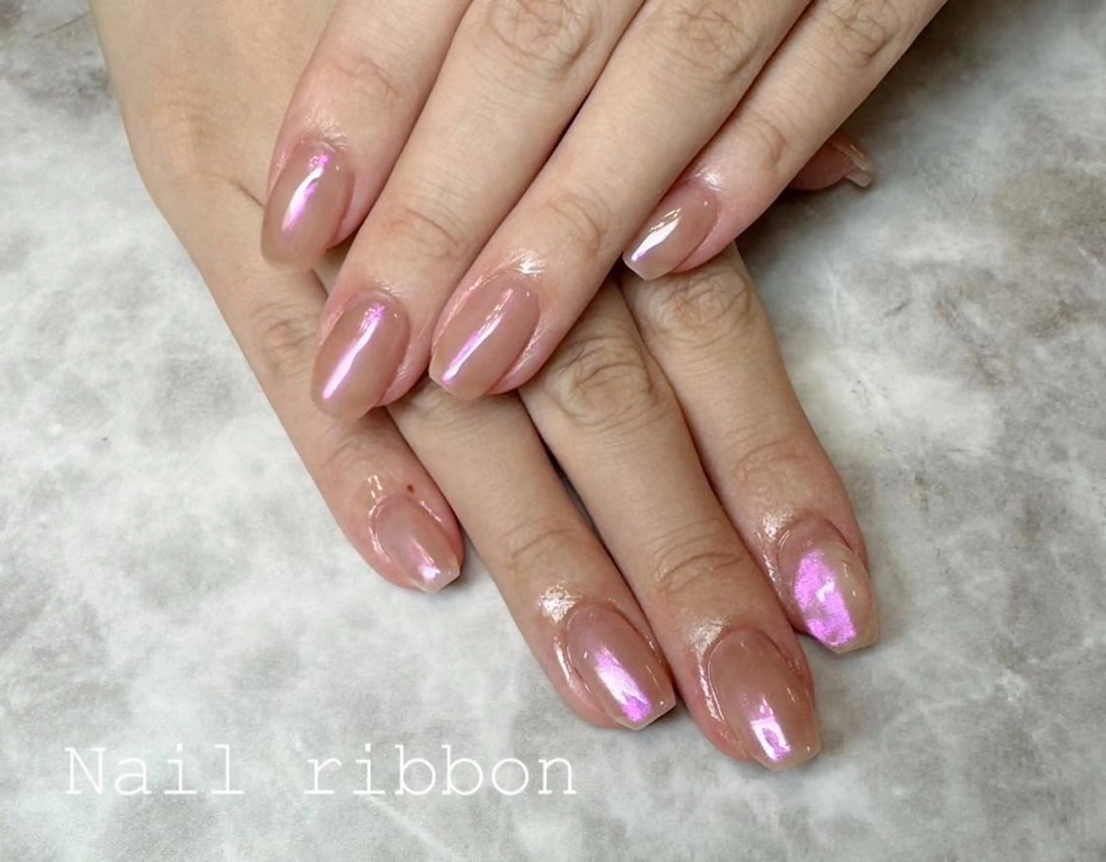 ネイル ハンドネイル ネイルリボン 石田のネイルデザイン