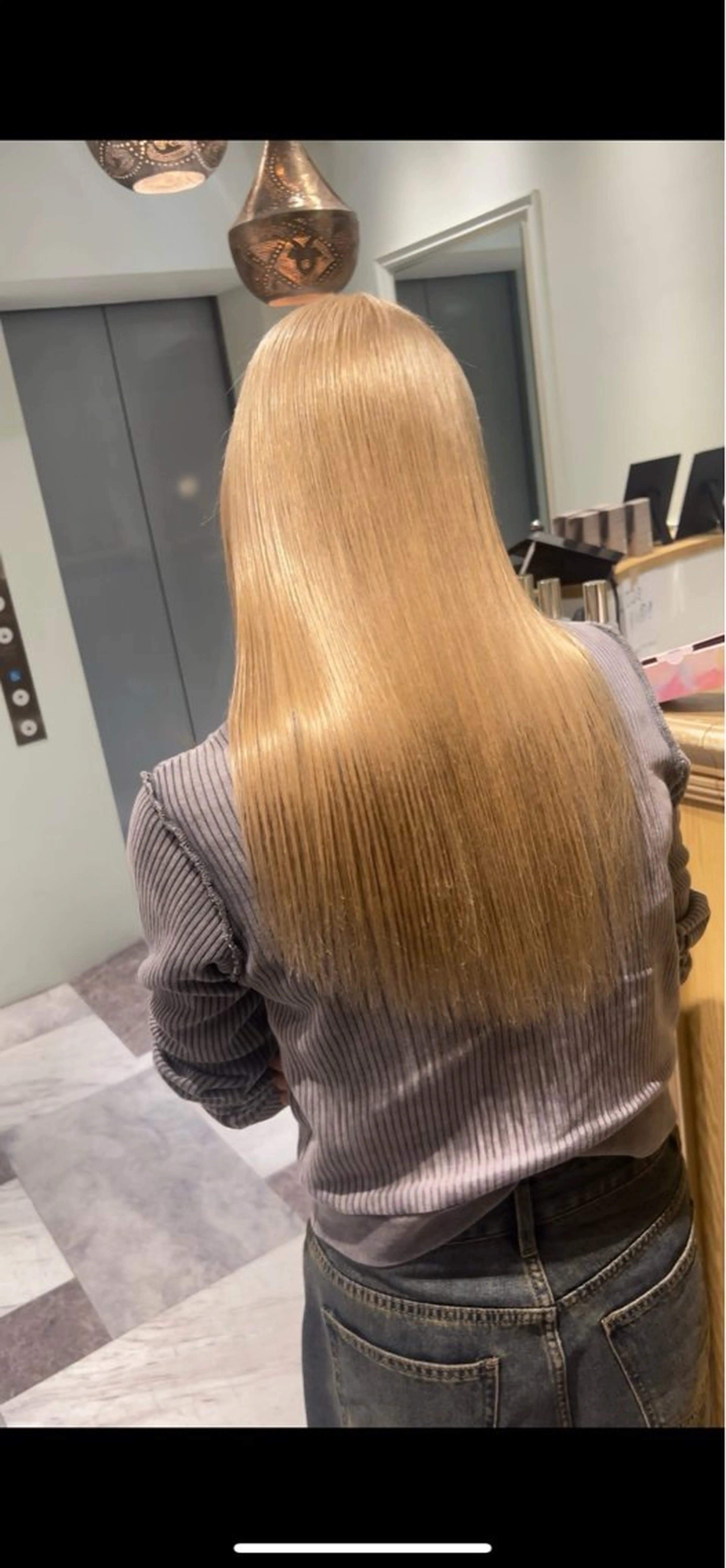 ロング カラー ブリーチなし 透明感カラー/艶髪のヘアスタイル