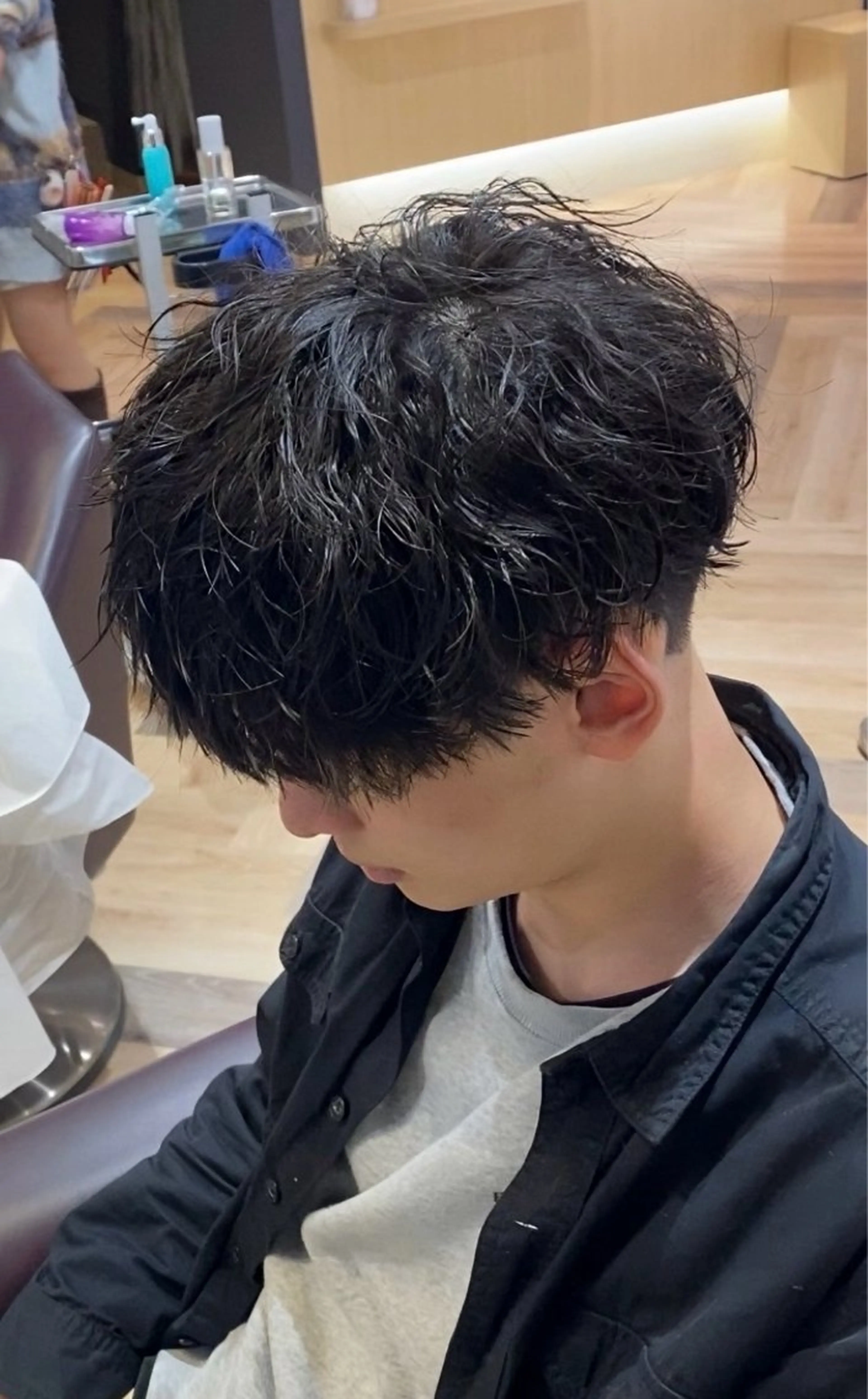 メンズ メンズパーマ メンズ特化/フェザー /パーマ/伊勢元のヘアスタイル