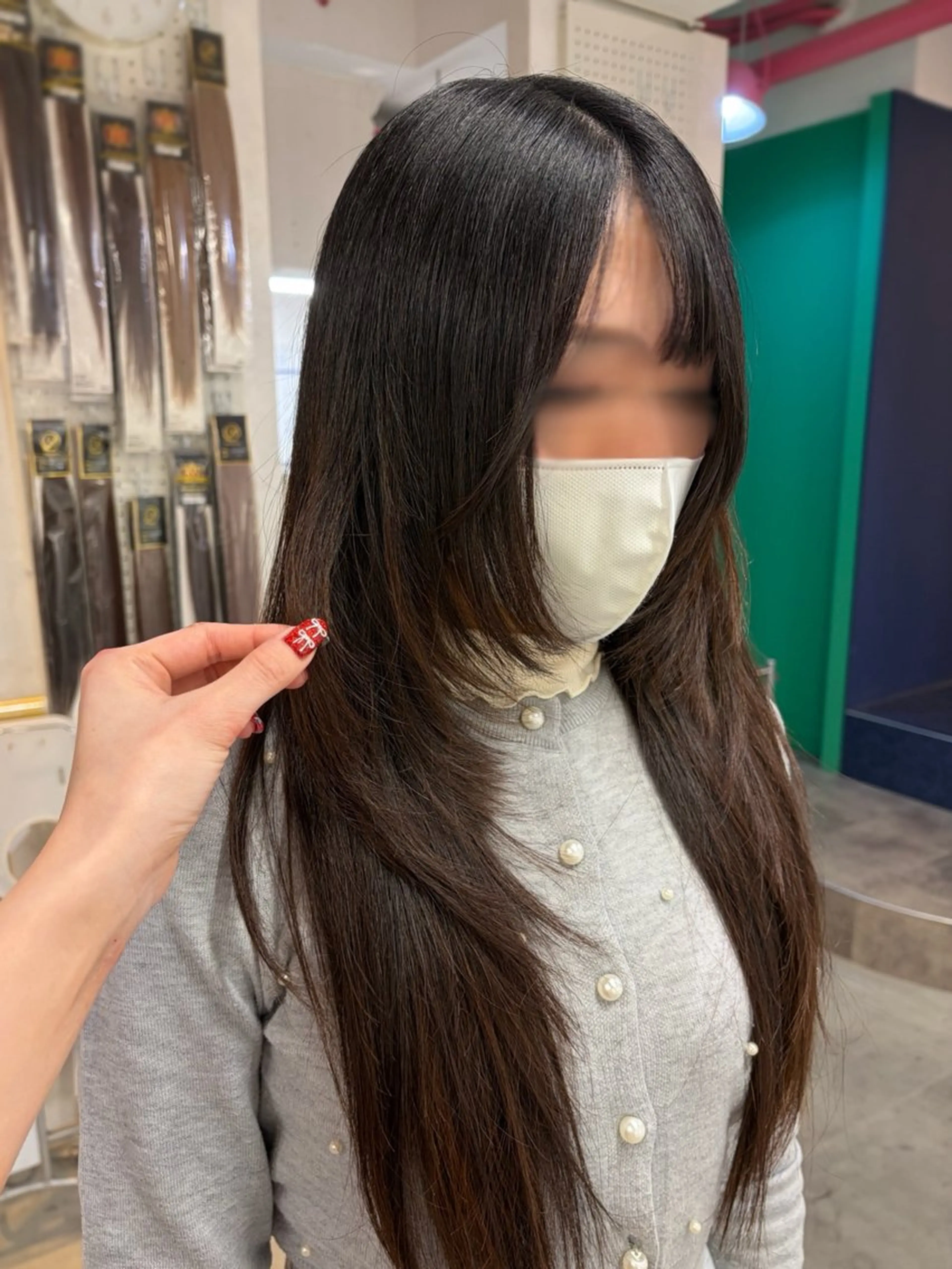 ロング カット 安井まゆ _Box mico.のヘアスタイル