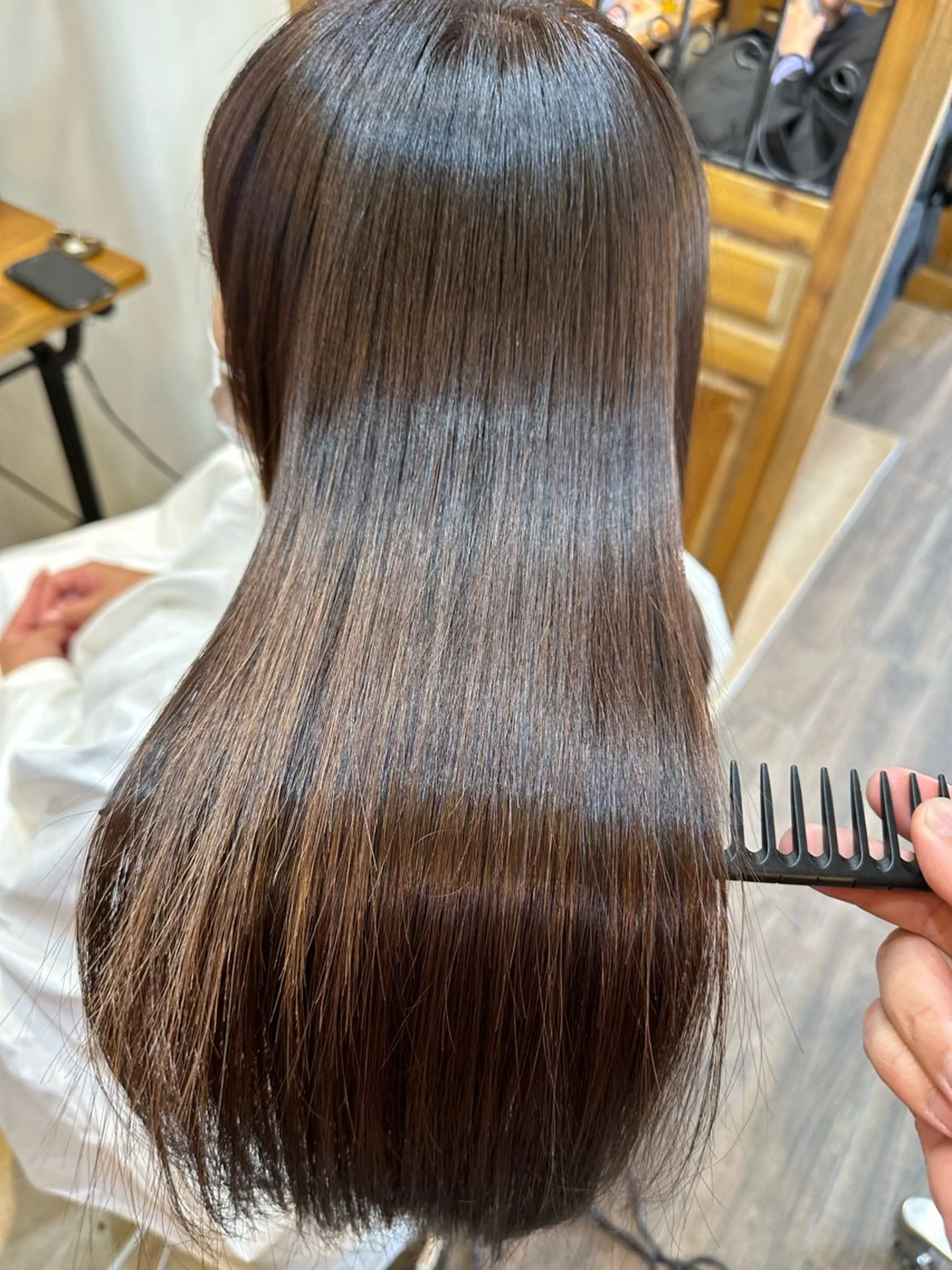 ロング 縮毛矯正 カット ヘアカラー トリートメント brote所属・髪質改善/山根勇平 /完全マンツーマンのヘアスタイル