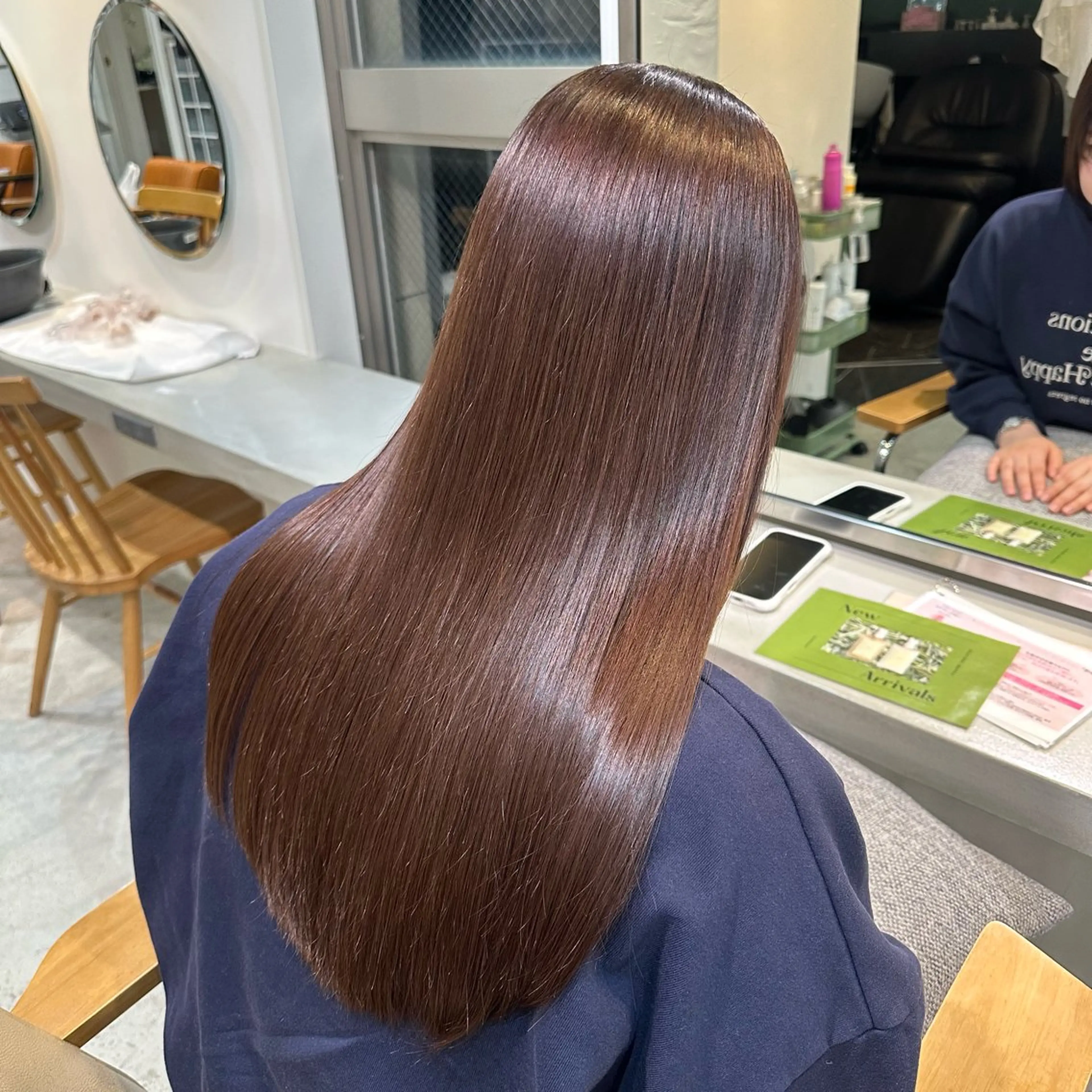 ロング 髪質改善 トリートメント ヘアカラー トリートメント 竹山 実怜のヘアスタイル