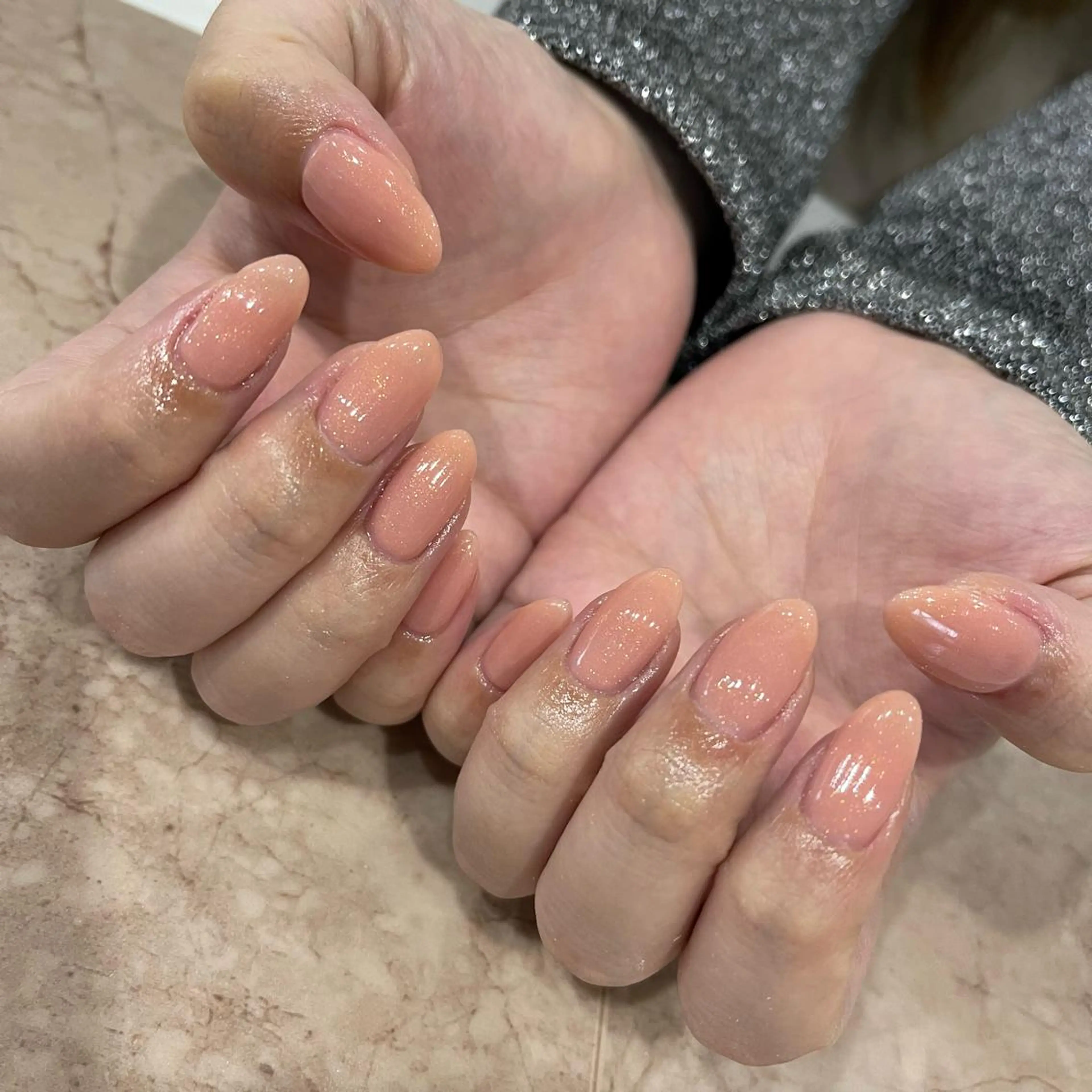 ネイル ワンカラーネイル Wish Nail 恒川のネイルデザイン