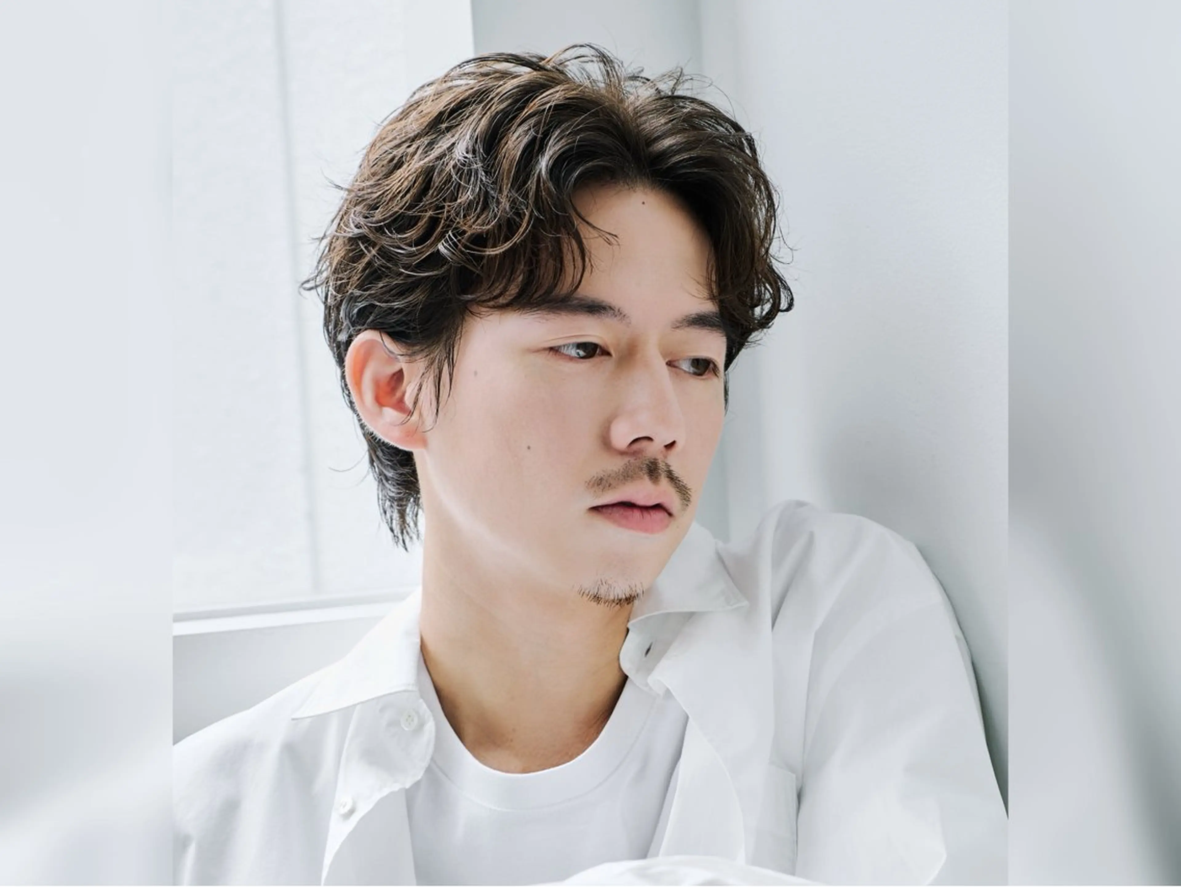 ショート カラー パーマ メンズ カット パーマ fifth 窪田潤平のヘアスタイル