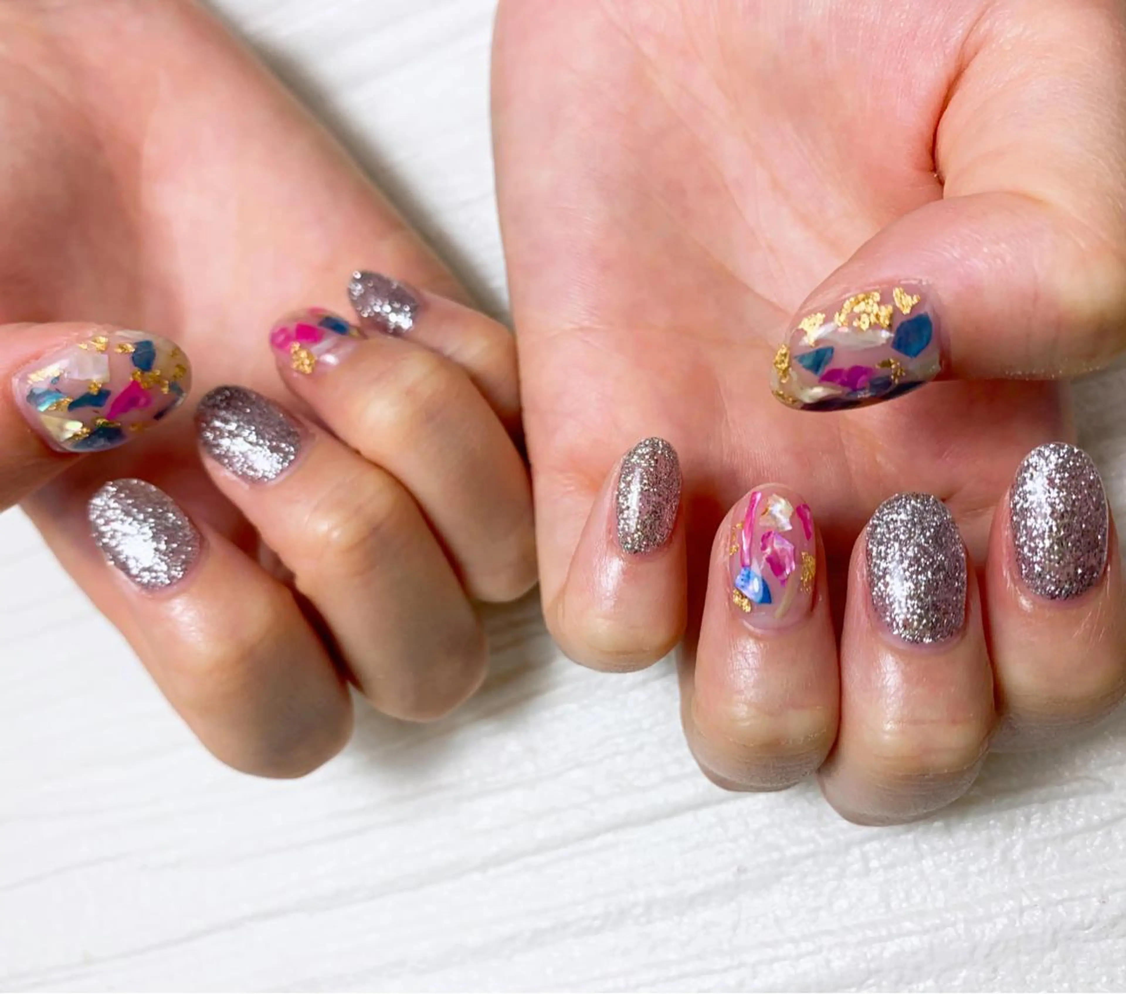 ネイル ⭐︎休業中の練習⭐︎ JNA認定講師髙橋のネイルデザイン