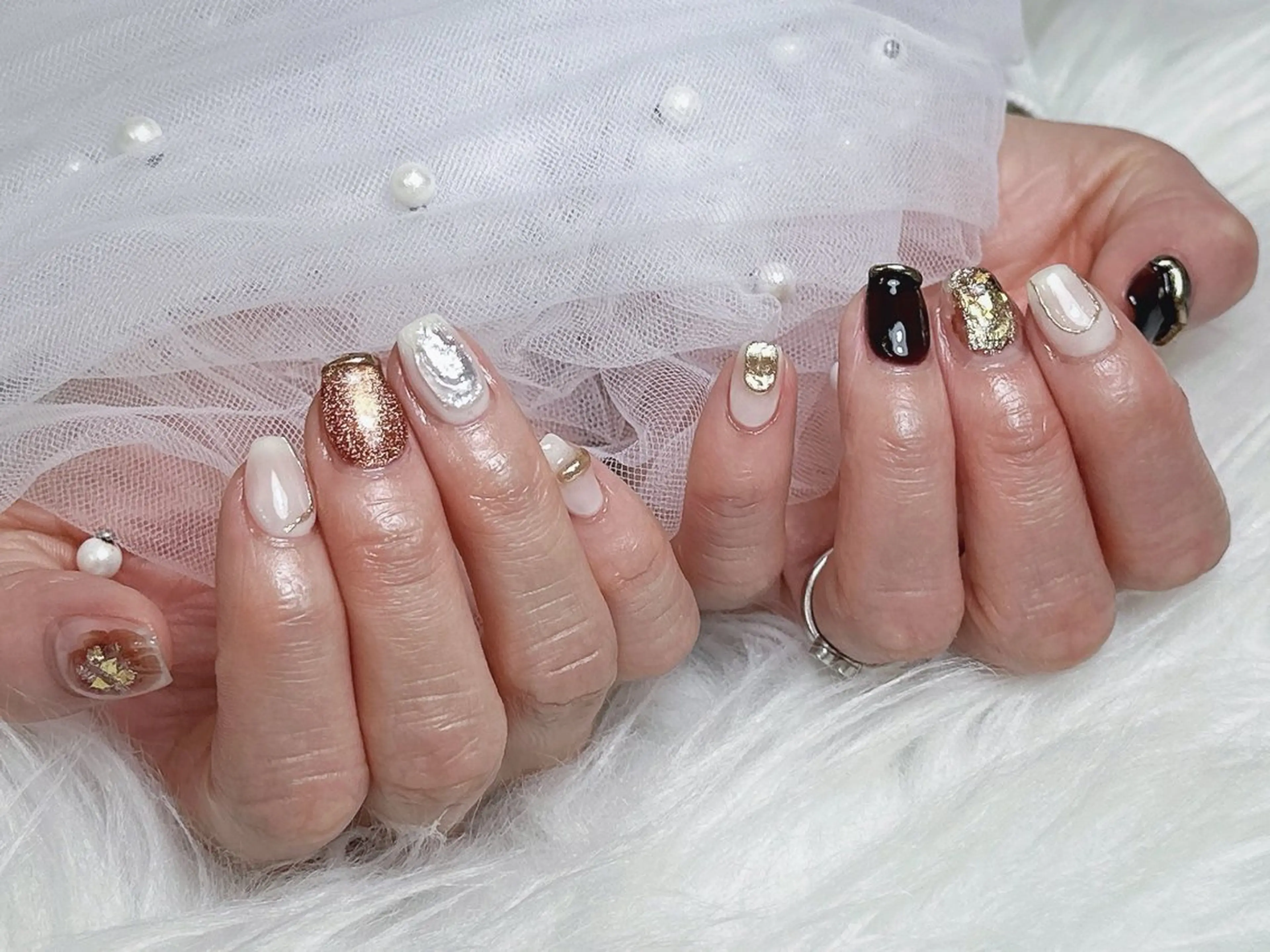 ネイル ハンドネイル 【Eclat ｴｸﾗ】nail＆beauty所属・Eclat〔ｴｸﾗ〕 MOEKA𝜗𝜚*のネイルデザイン