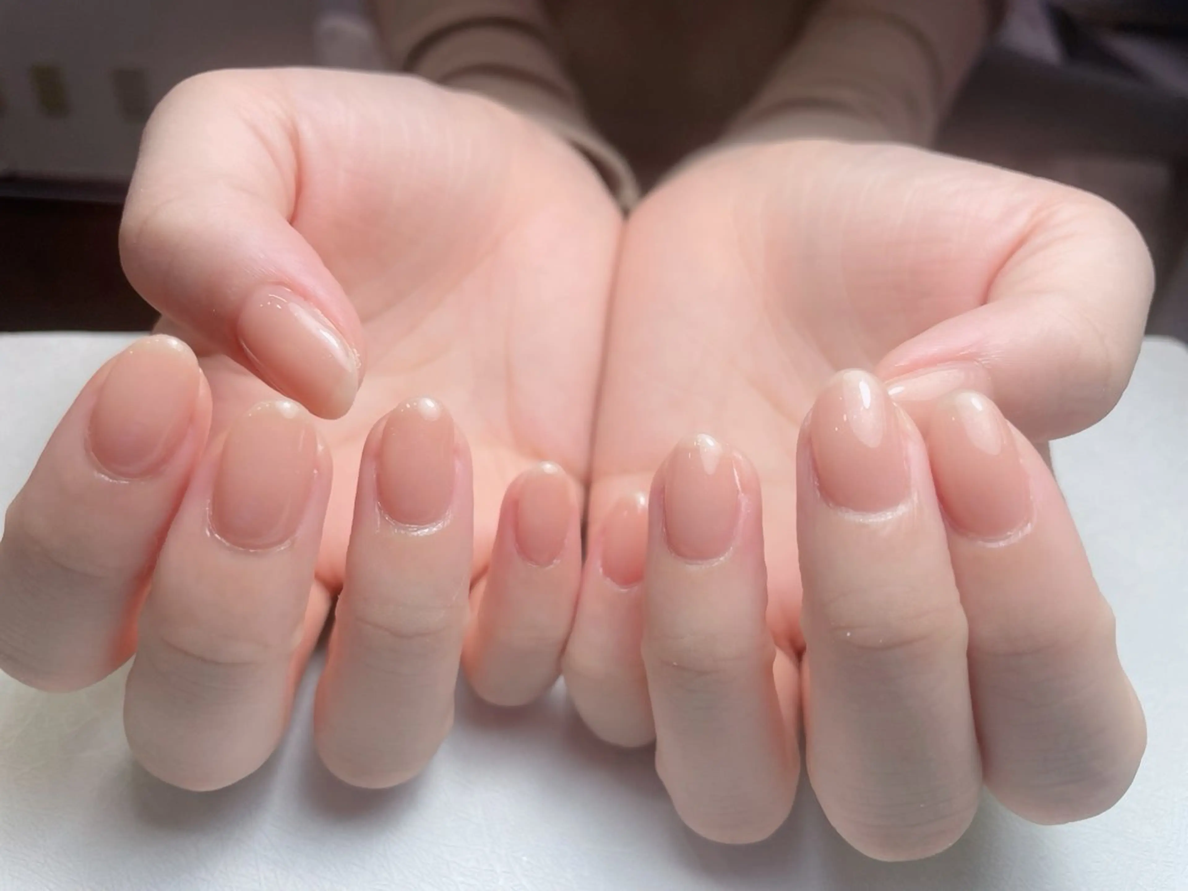 ネイル オーロラネイル 長さ出し フットネイル フレンチネイル 韓国ネイル 中野駅から2分 MEO NAILのネイルデザイン