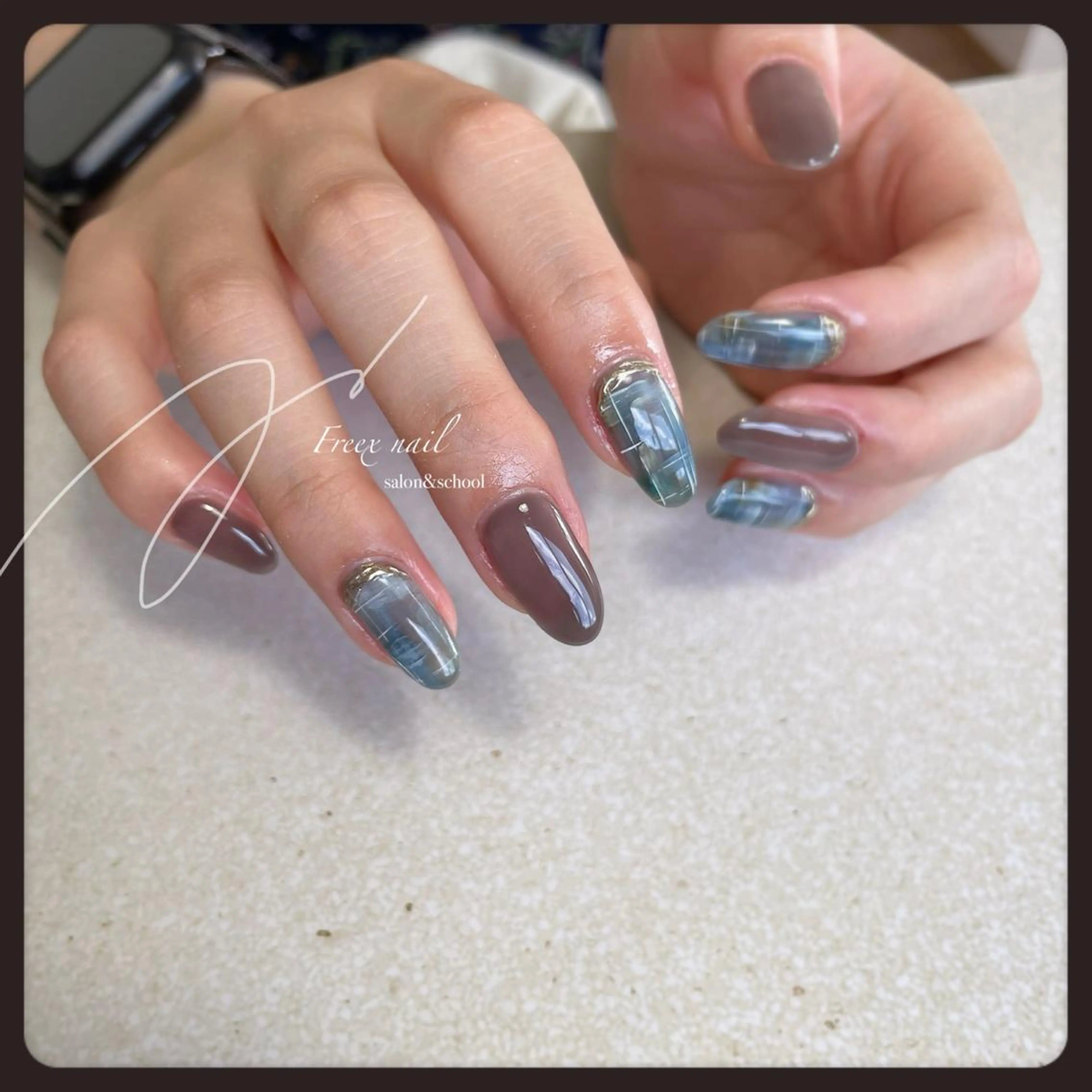 ネイル フットネイル Freex nail所属・freex nail /ニュアンス/個性派のネイルデザイン