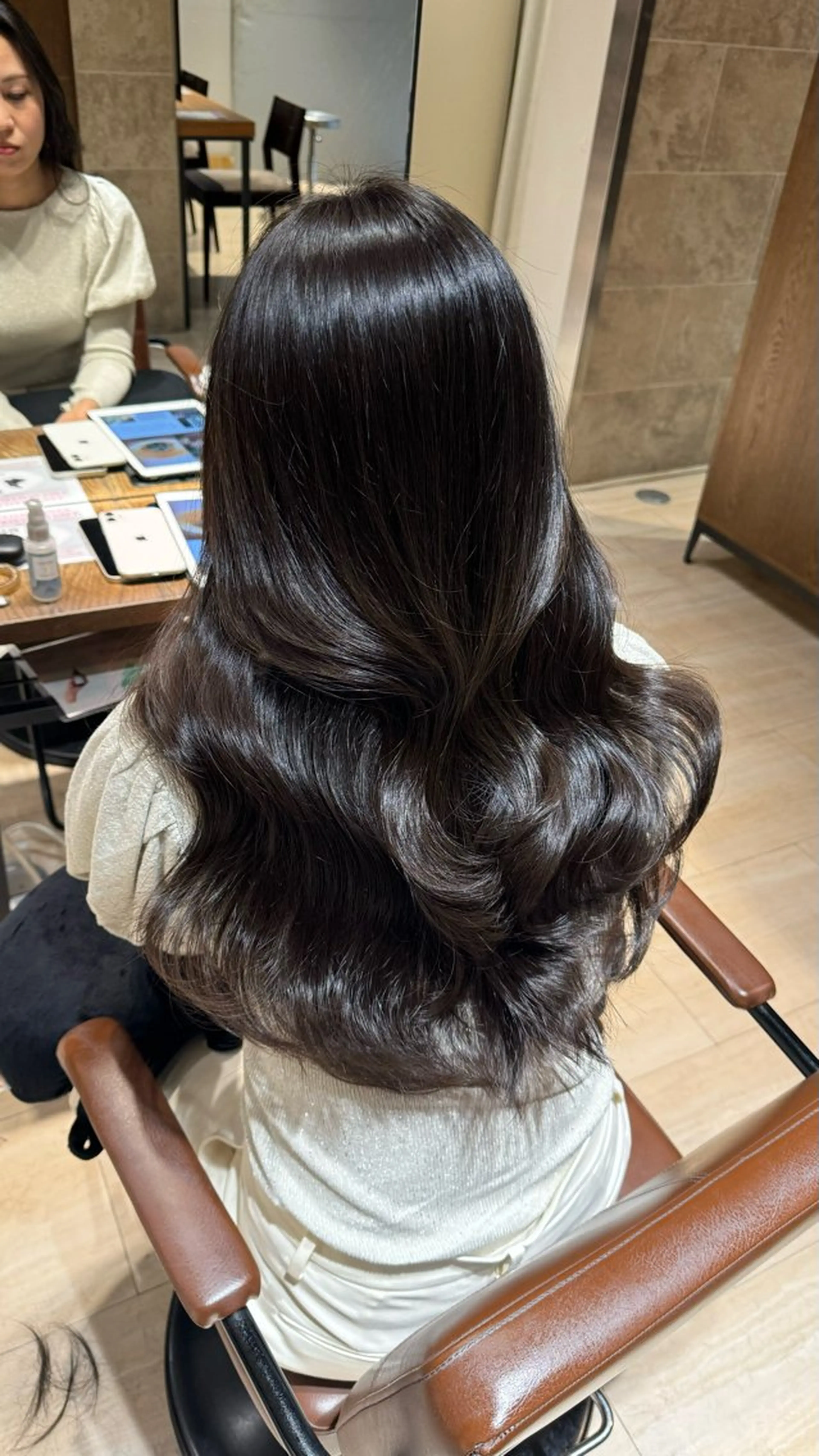 ミディアム カラー ヘアアレンジ カット ヘアカラー トリートメント 顔周り&ミディアム 特化/池袋/kokiのヘアスタイル