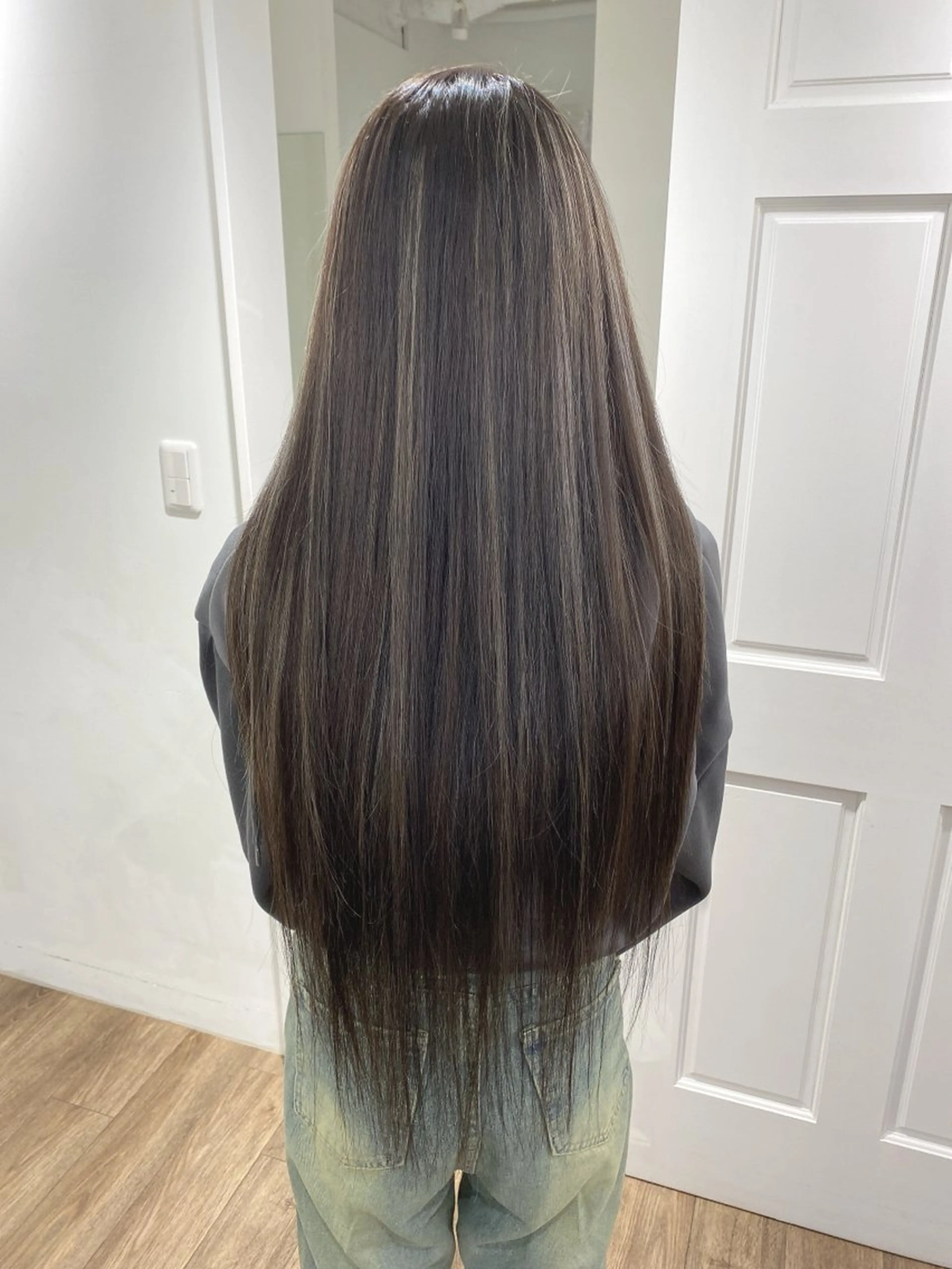 ロング カラー ヘアカラー トリートメント ハイライト⭐️上野 高広のヘアスタイル