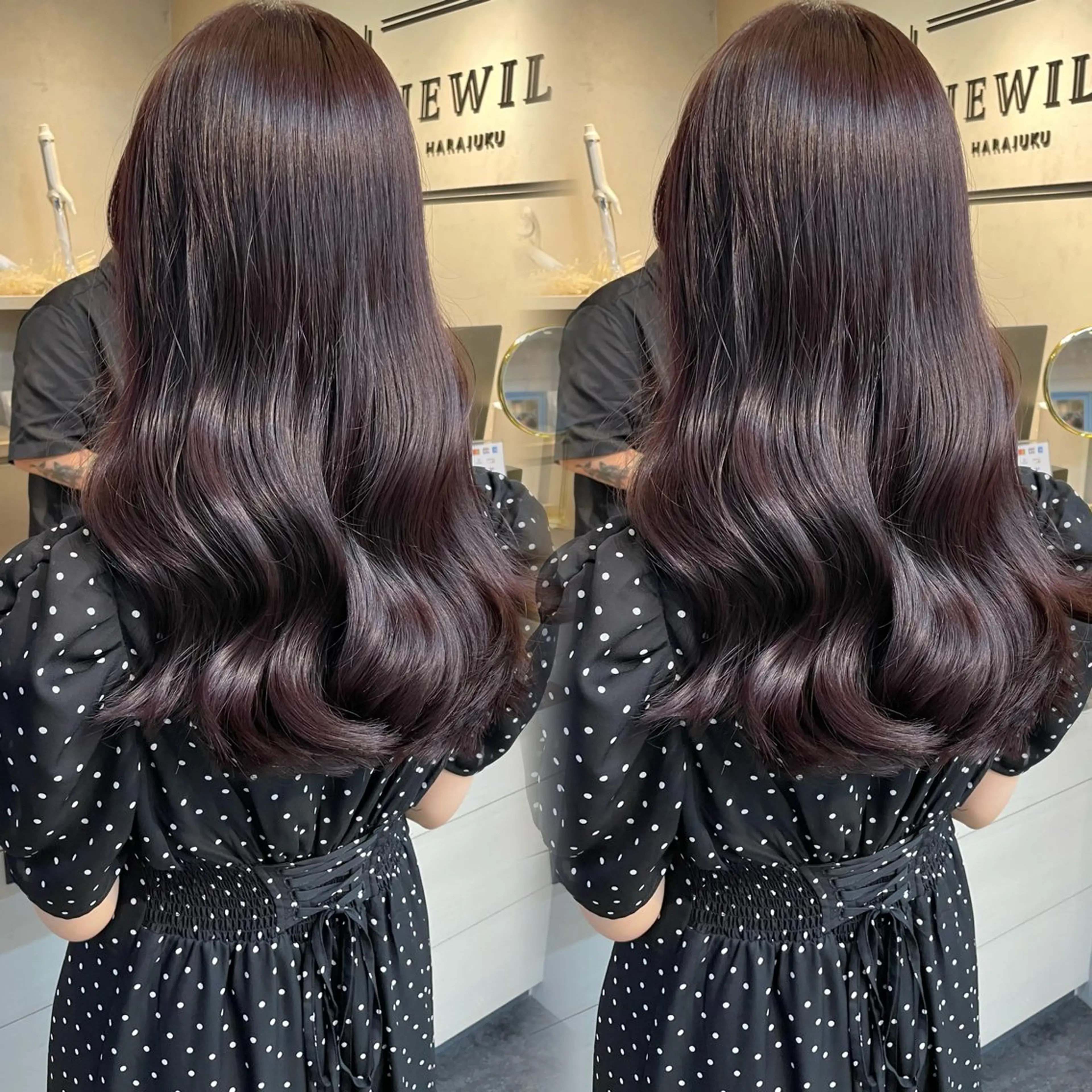 ロング カラー カット ヘアカラー トリートメント ブリーチなしカラー kana🐱のヘアスタイル