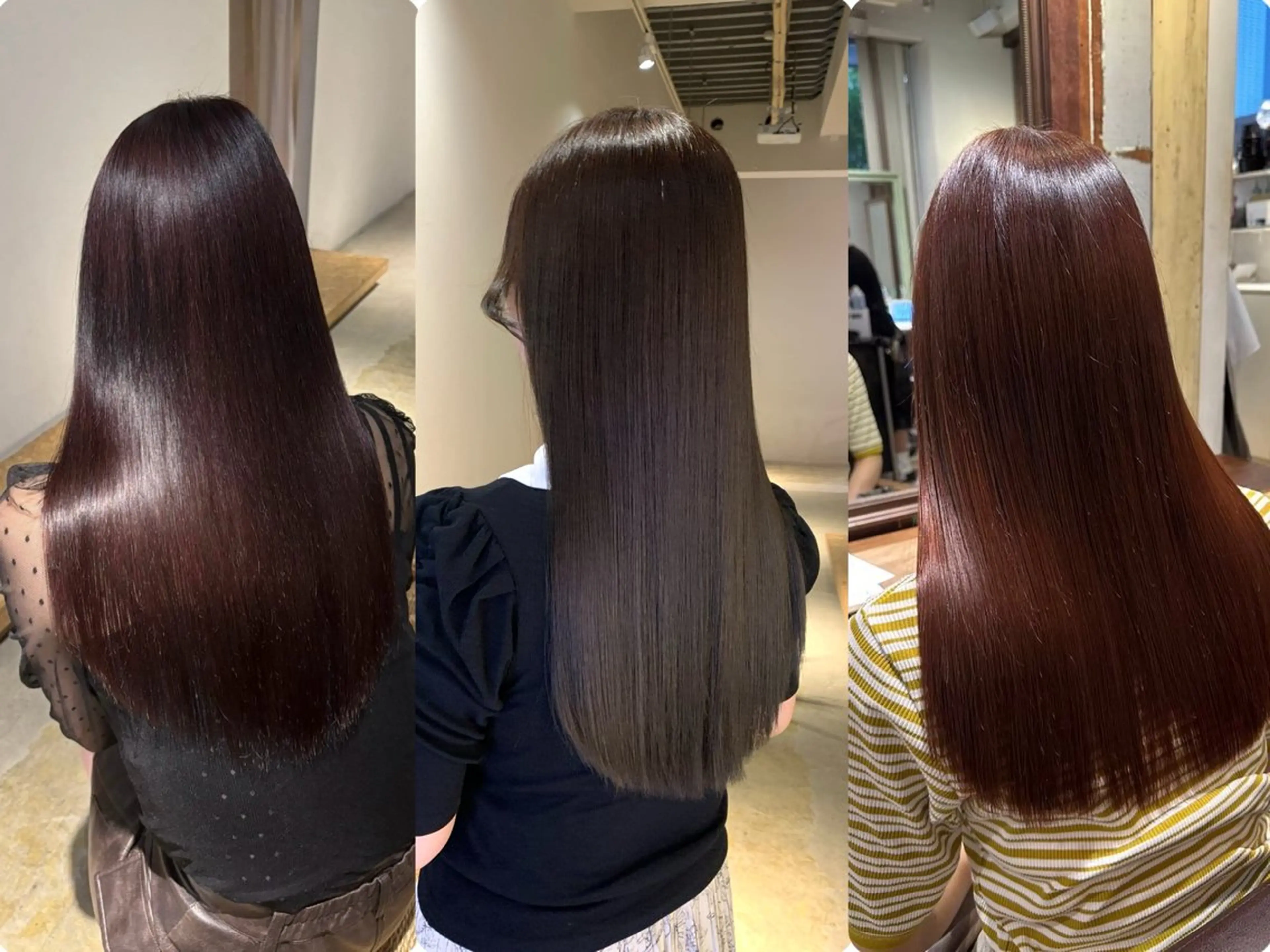 ロング カット 縮毛矯正 トリートメント 【髪質改善】 【縮毛矯正】のヘアスタイル